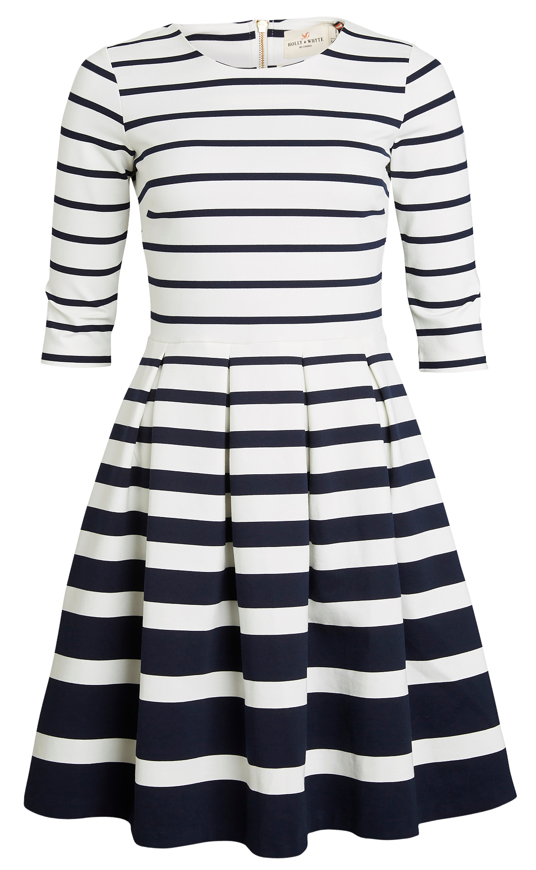 Pleated Jersey Dress