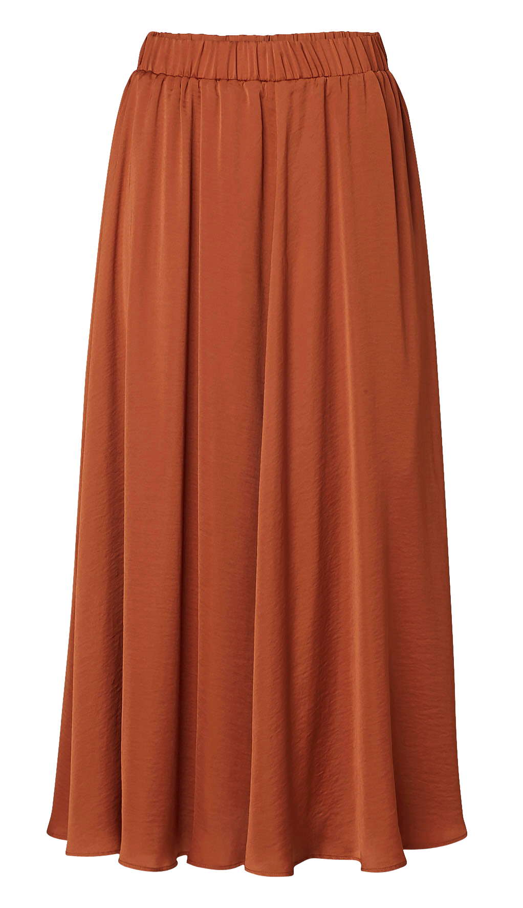 Long Satin Skirt