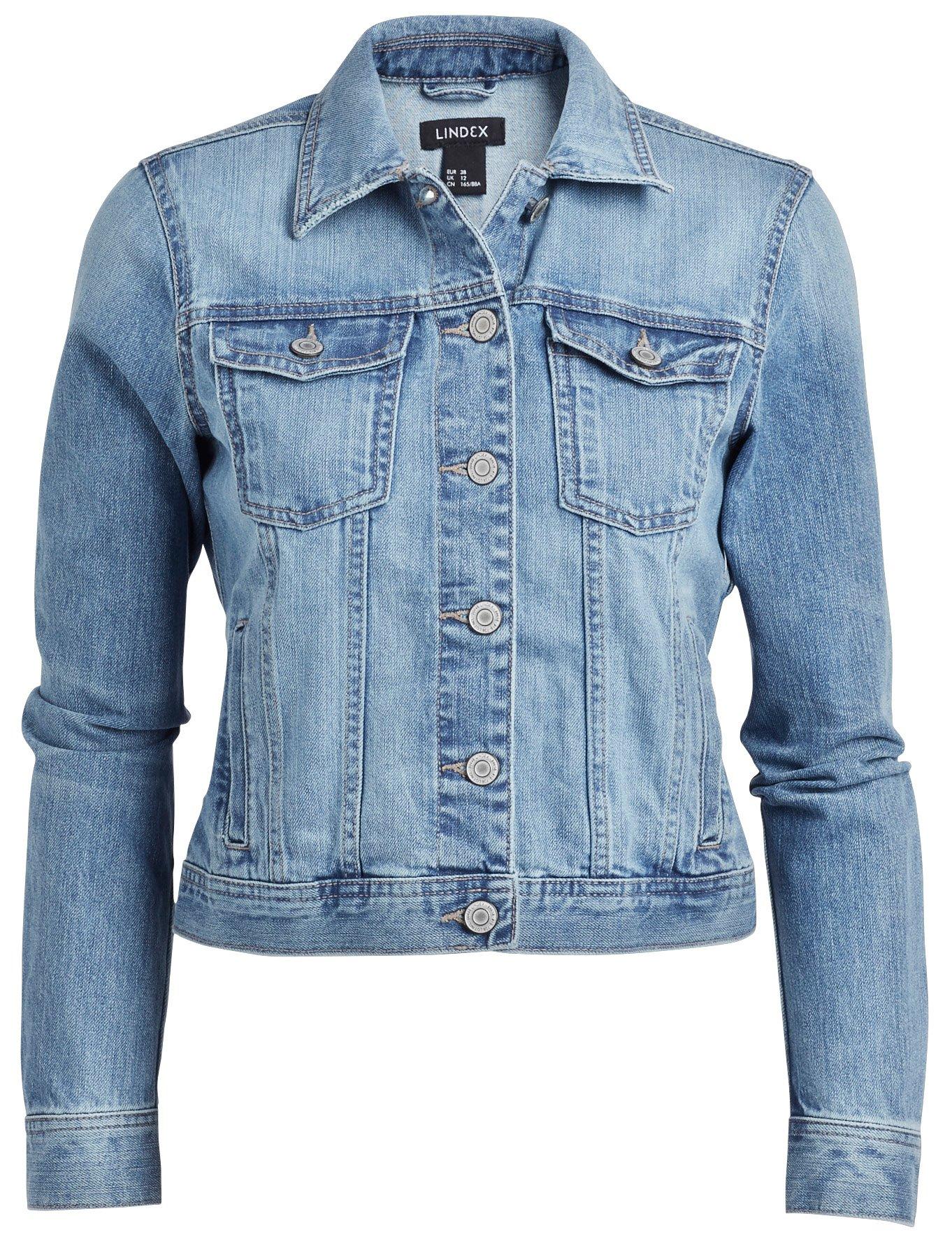 light blue jean jacket womens
