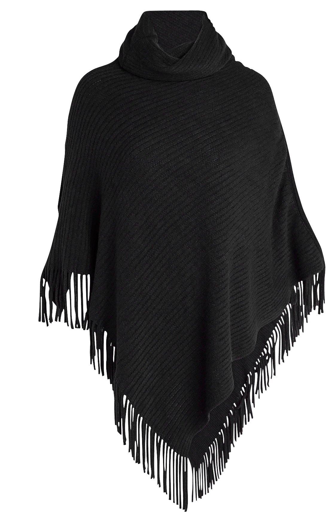 poncho roll neck