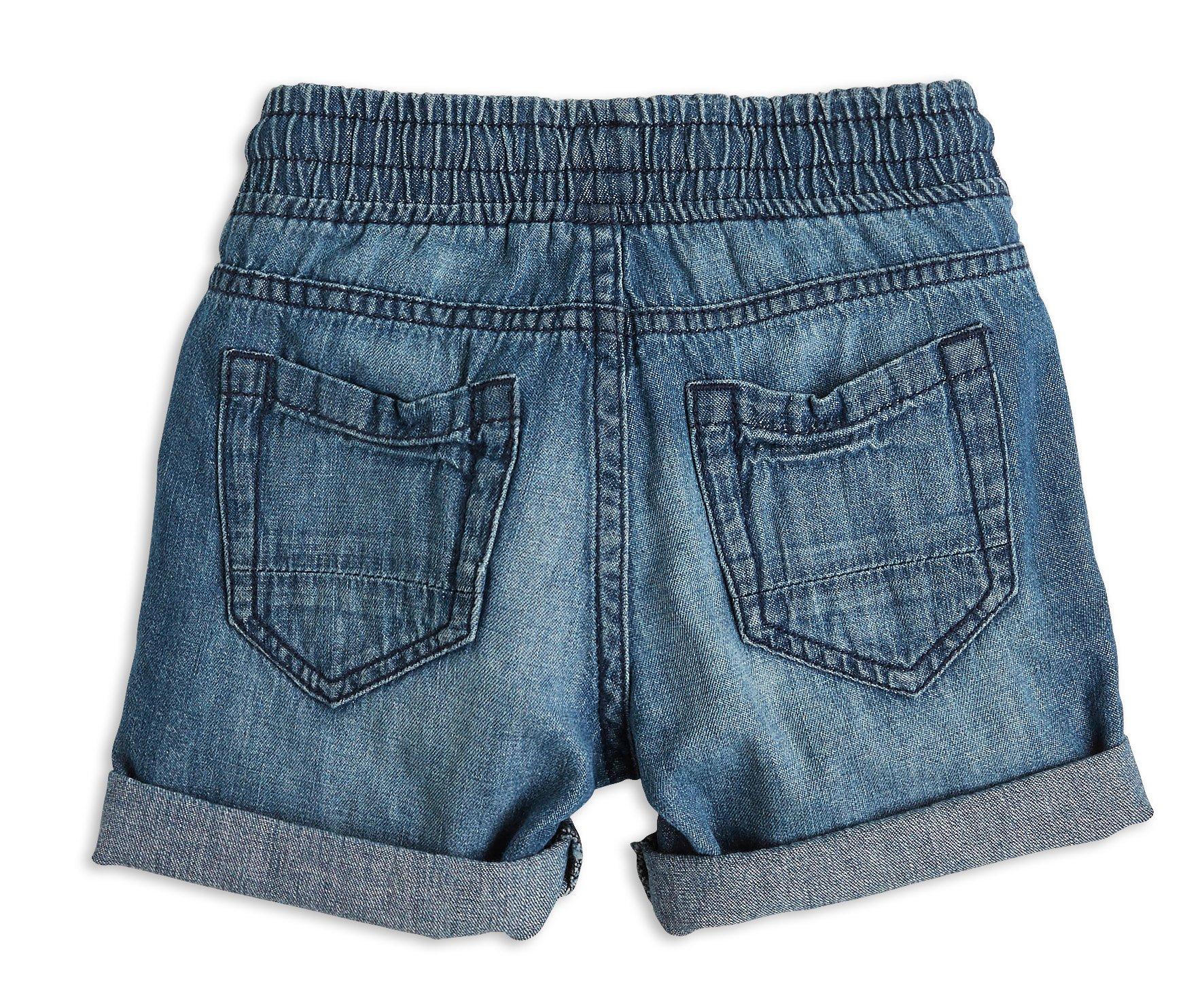 loose blue jean shorts