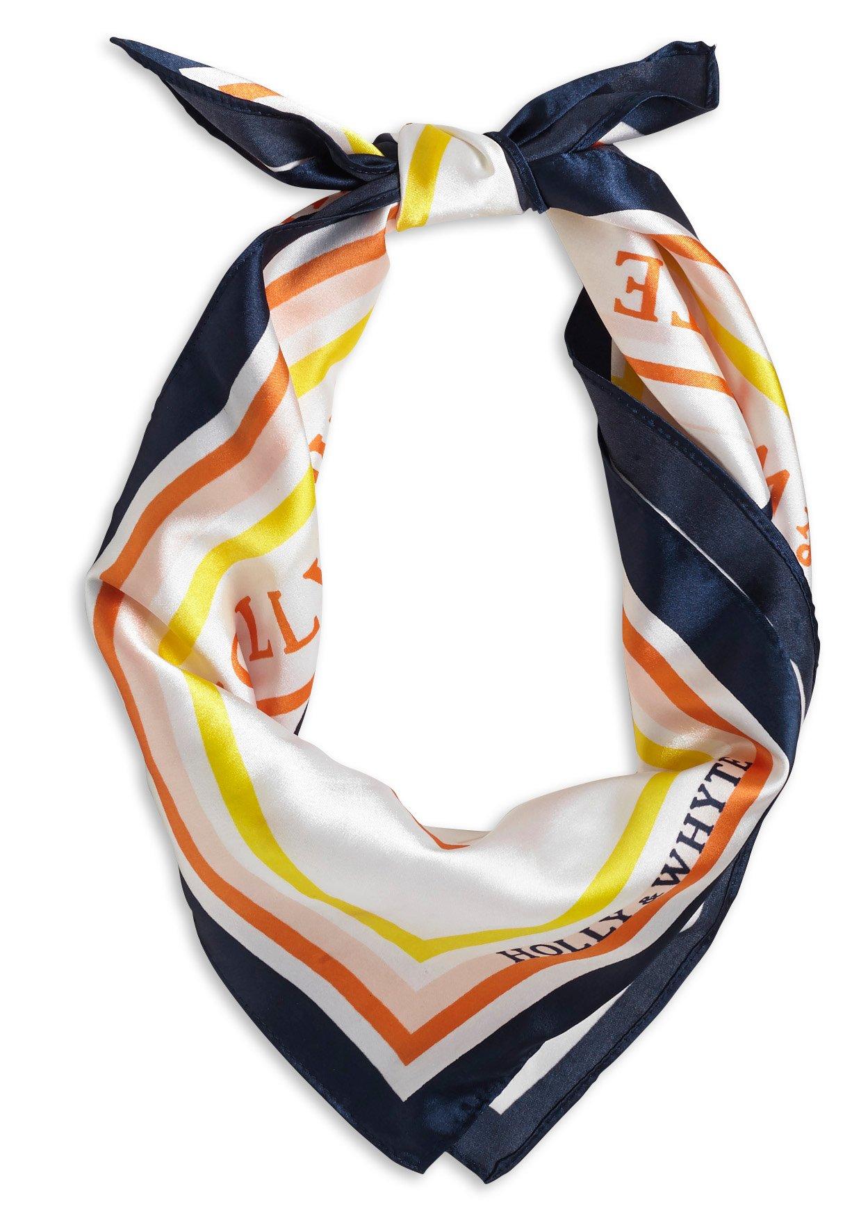 Mönstrad satinscarf