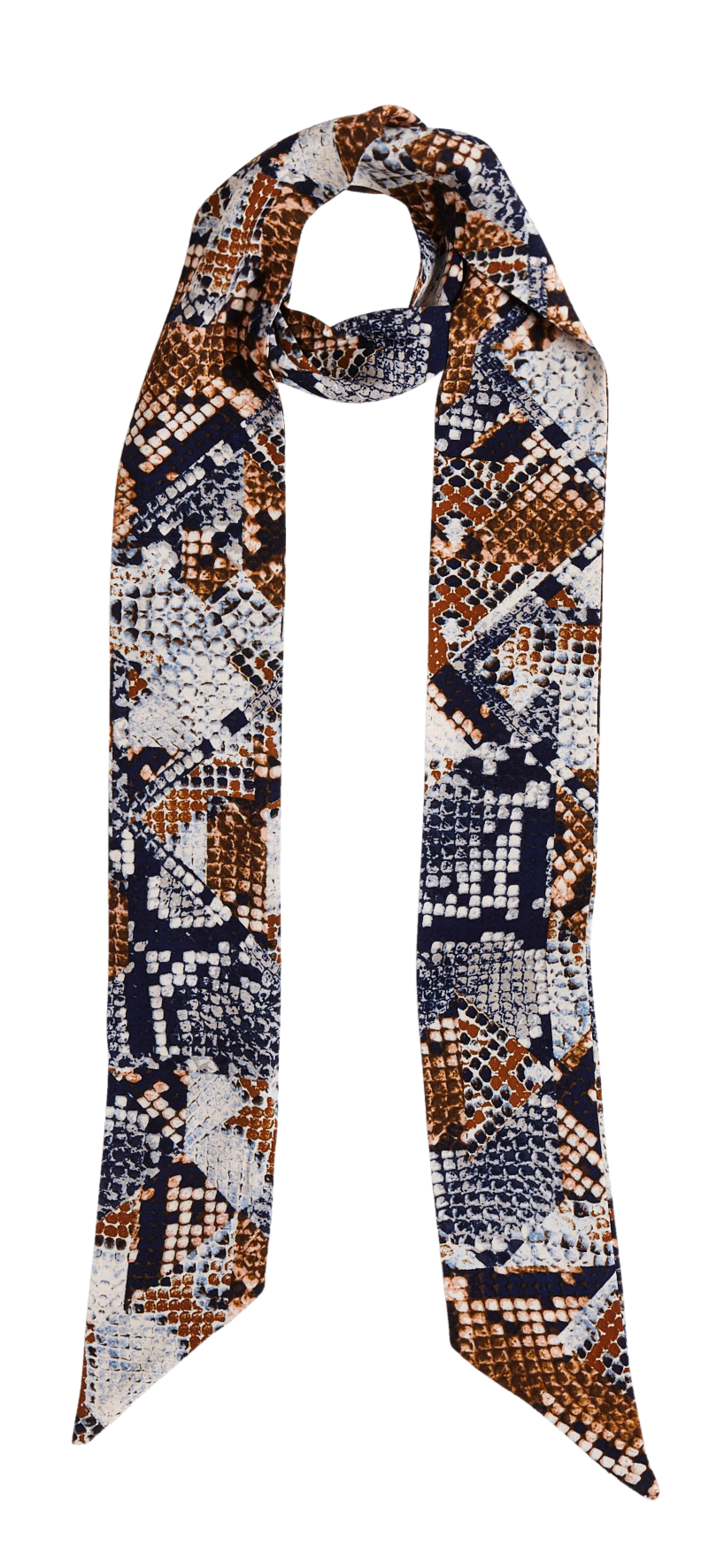 Mönstrad skinny scarf
