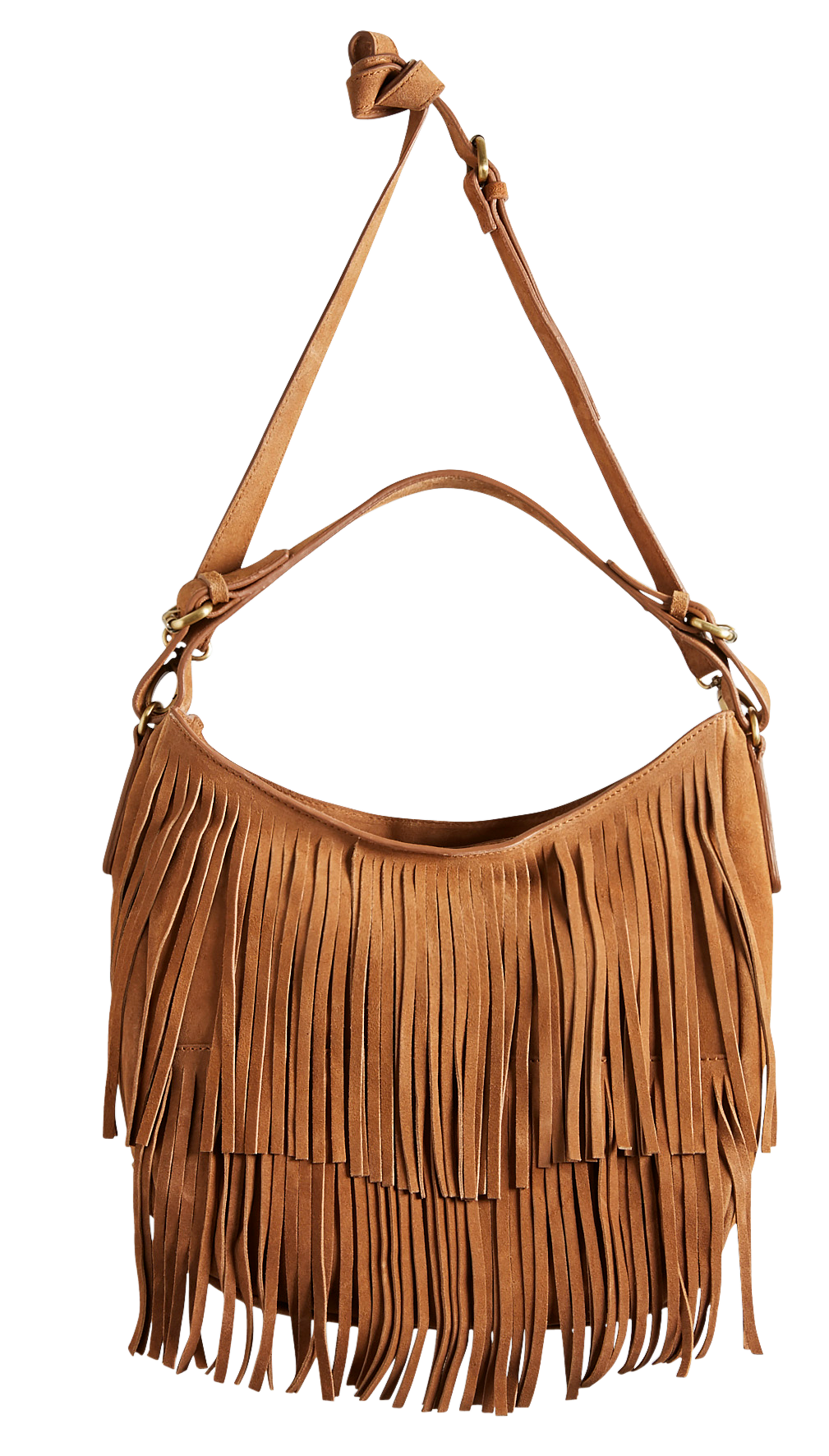 Mockaväska med fransar