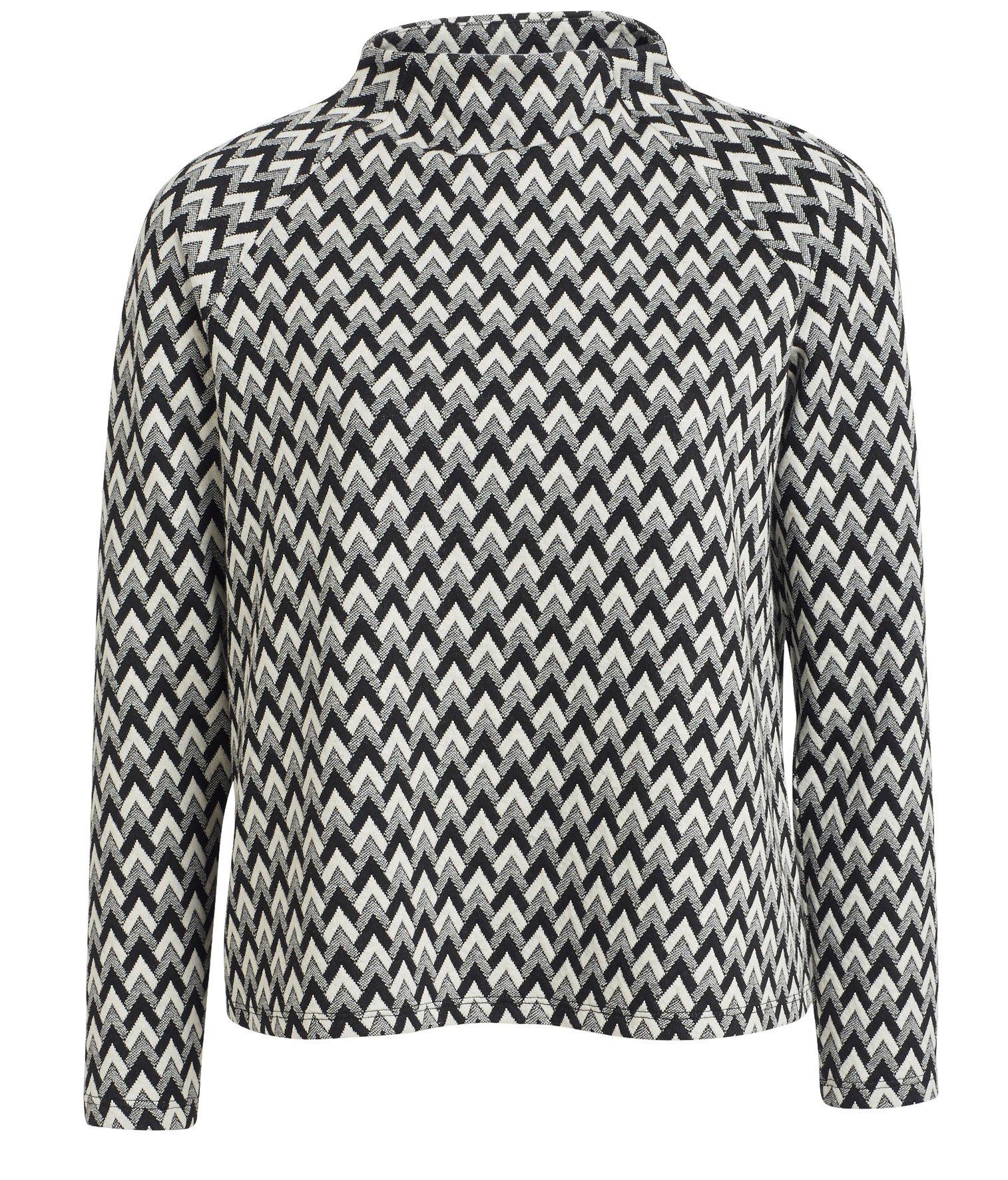 Jacquardstickad tröja