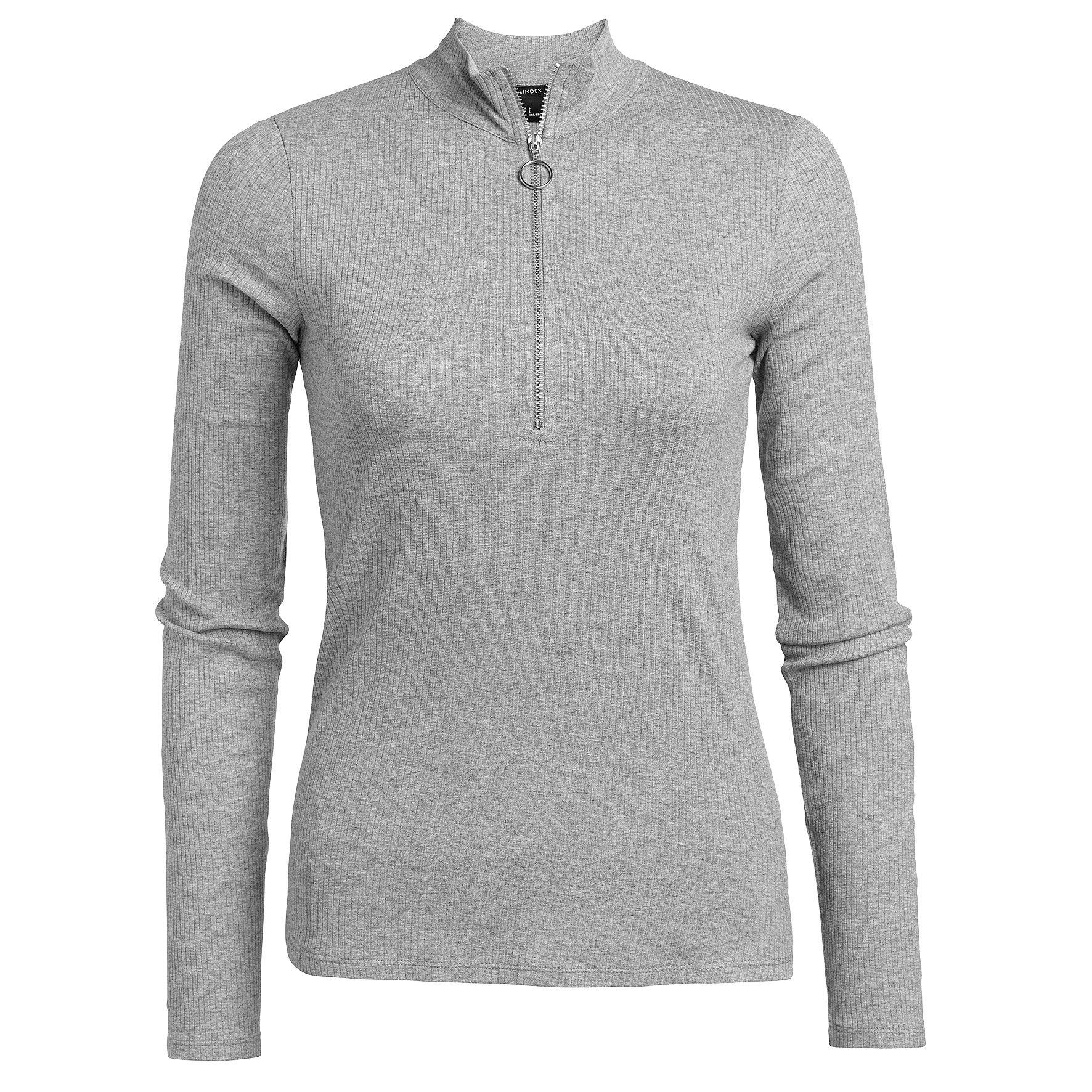 Ribbed Turtle Neck Top