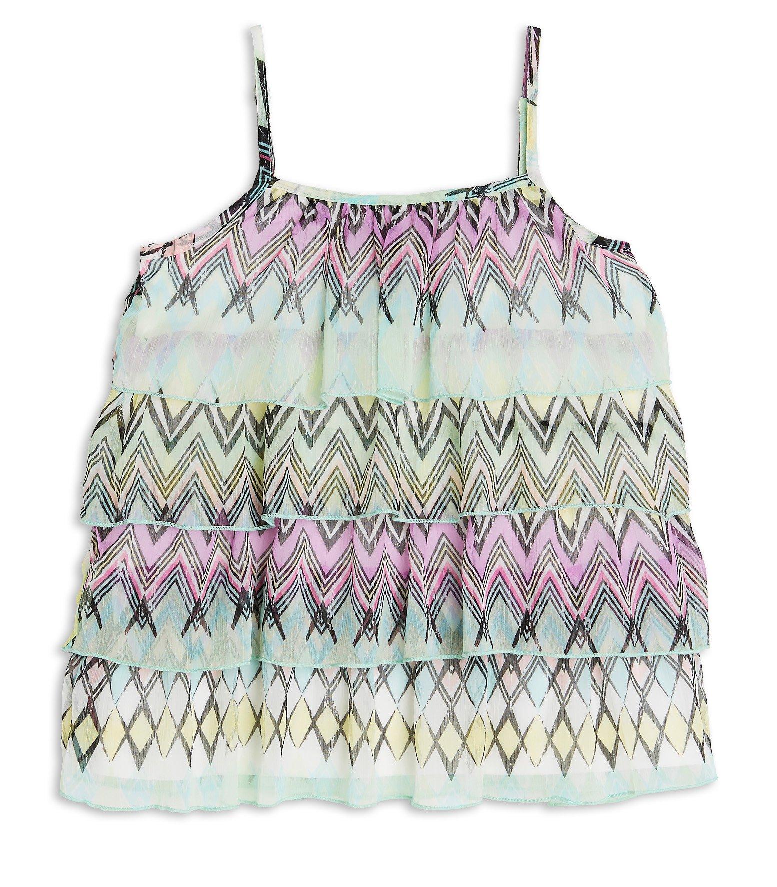 Volangblus i chiffong