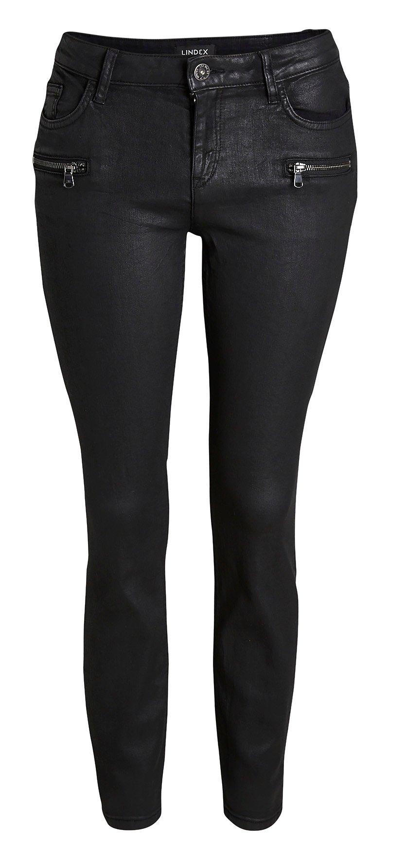 leather coated trousers