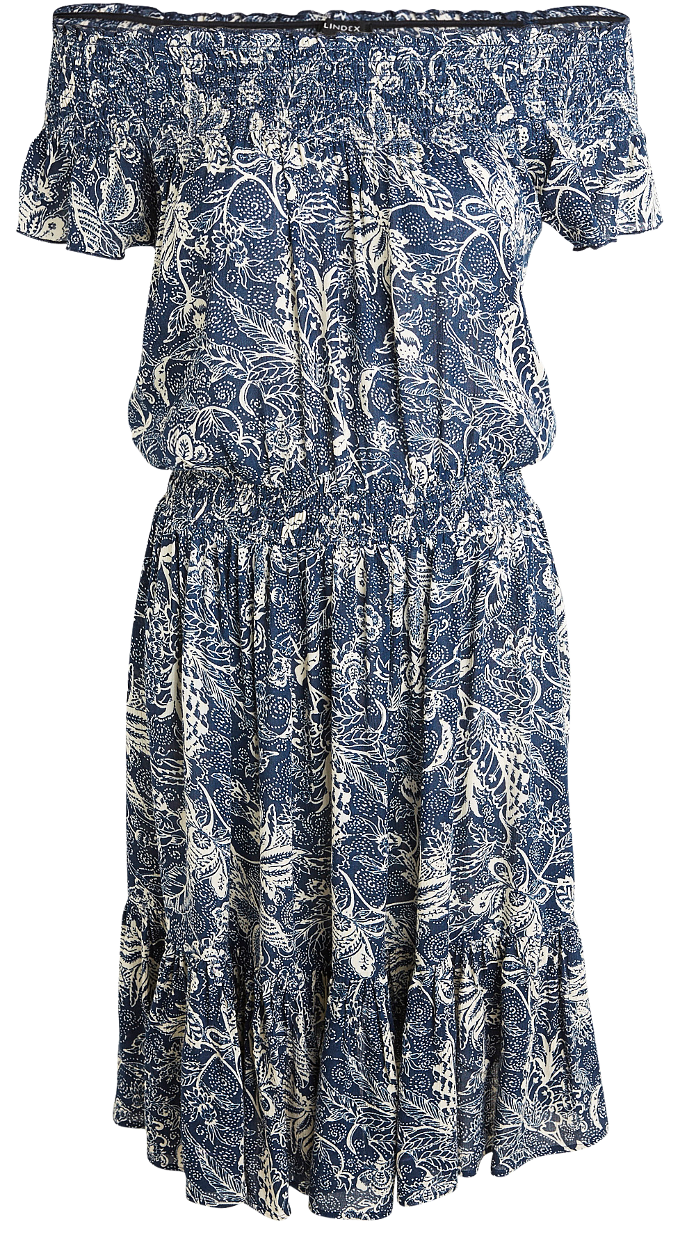 Off shoulder-klänning