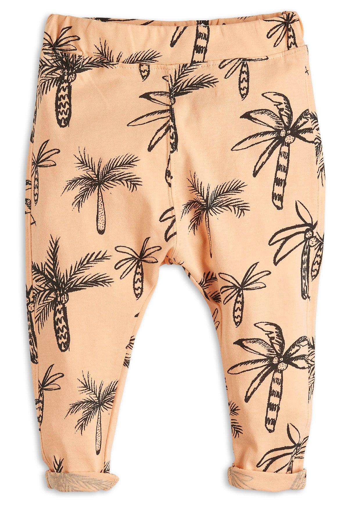 Mönstrad trikåbyxa