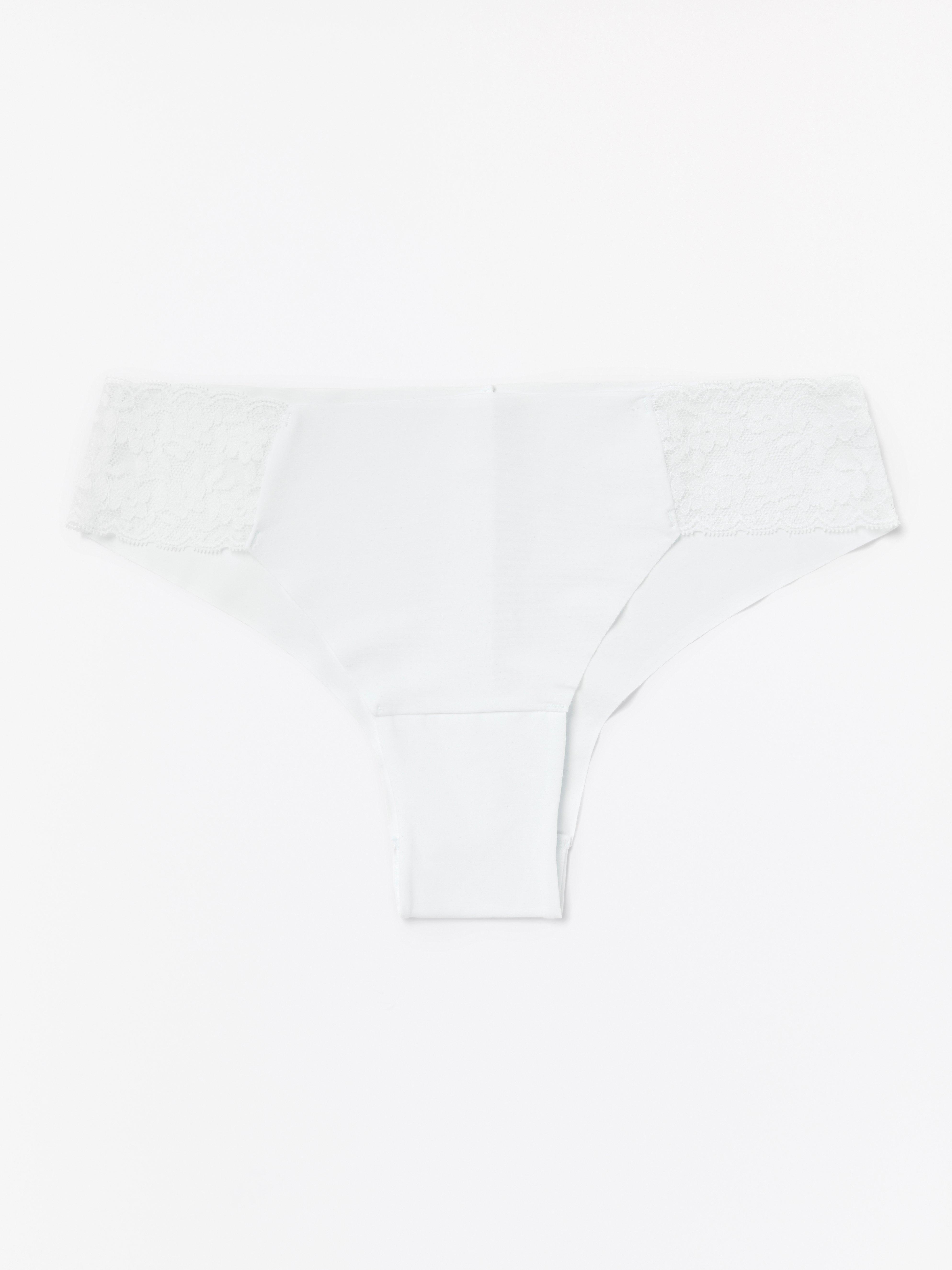 Brazilian Low - Lingerie - White