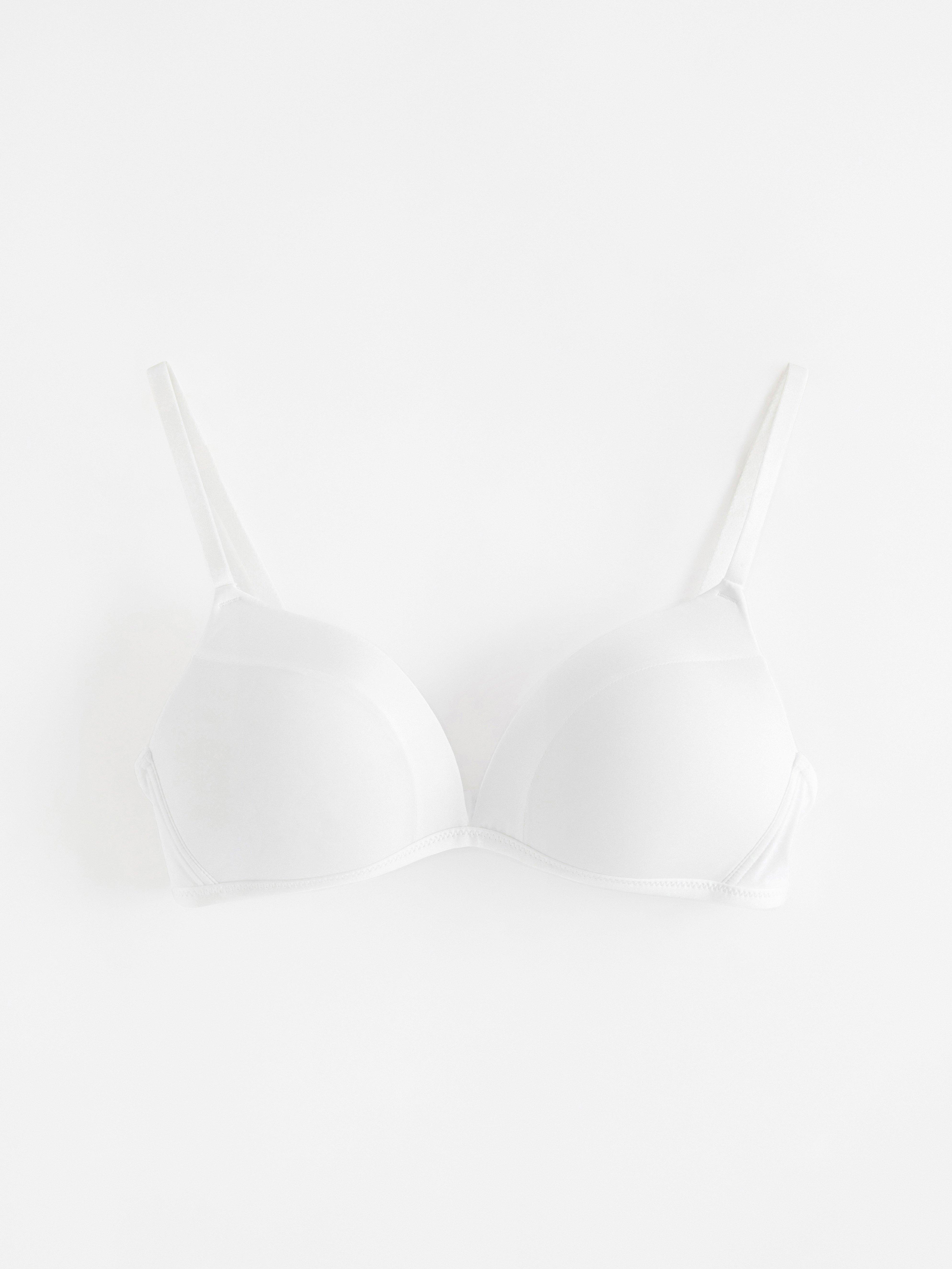 Mynta Wirefree Bra - Lingerie - White