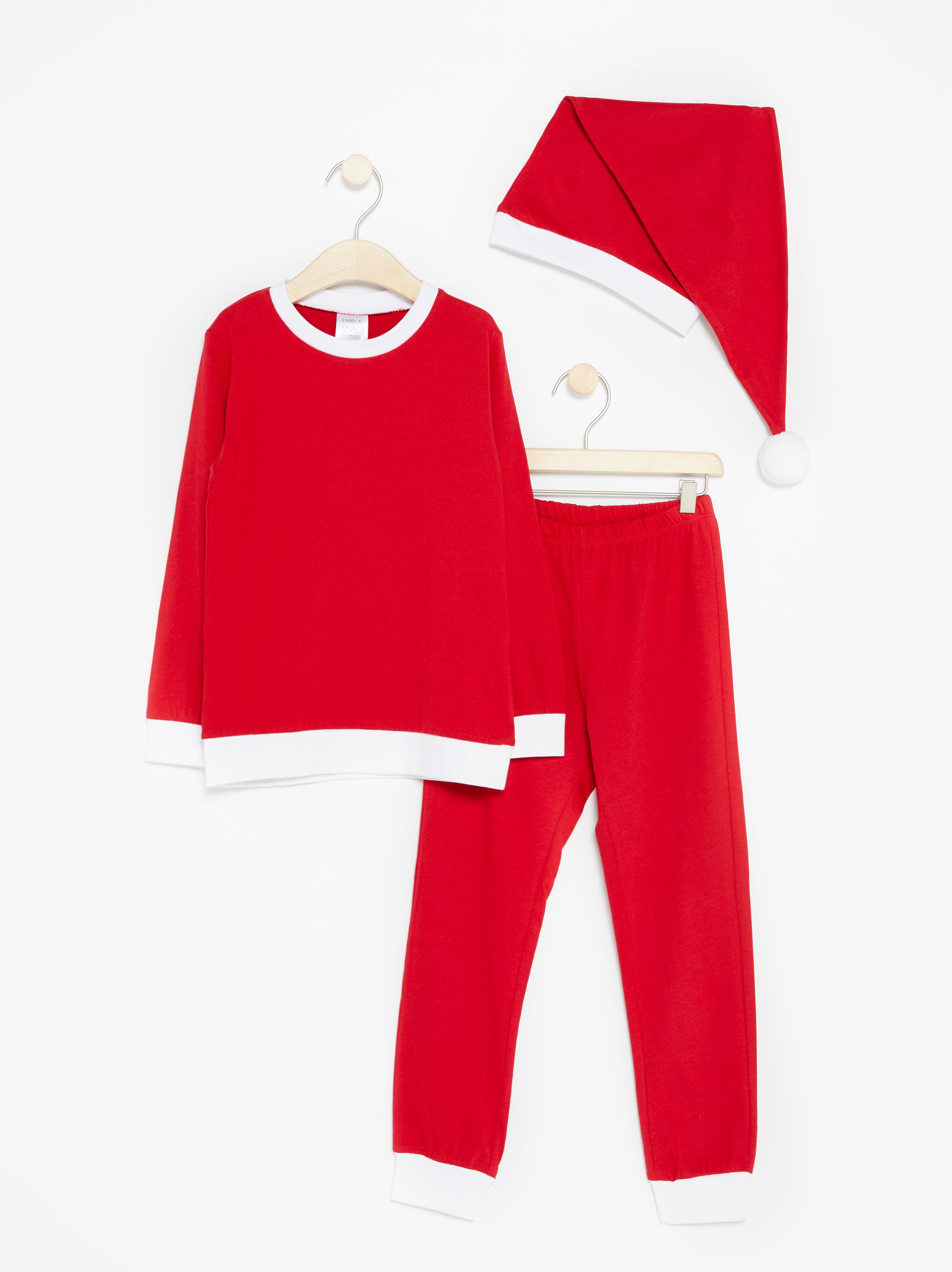 Tomtedräkt - Barn - Röd