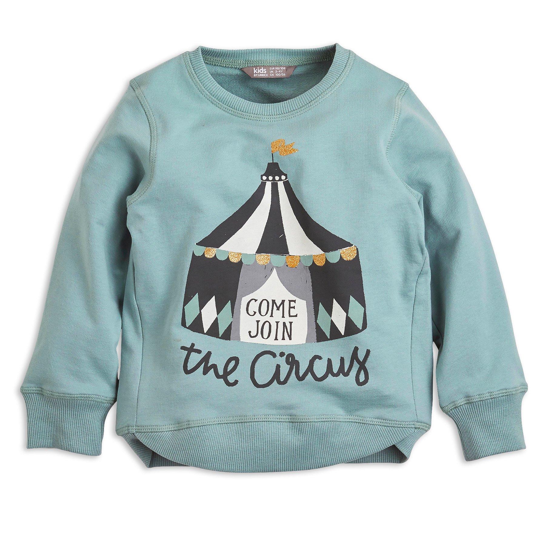 Sweatshirt med tryck