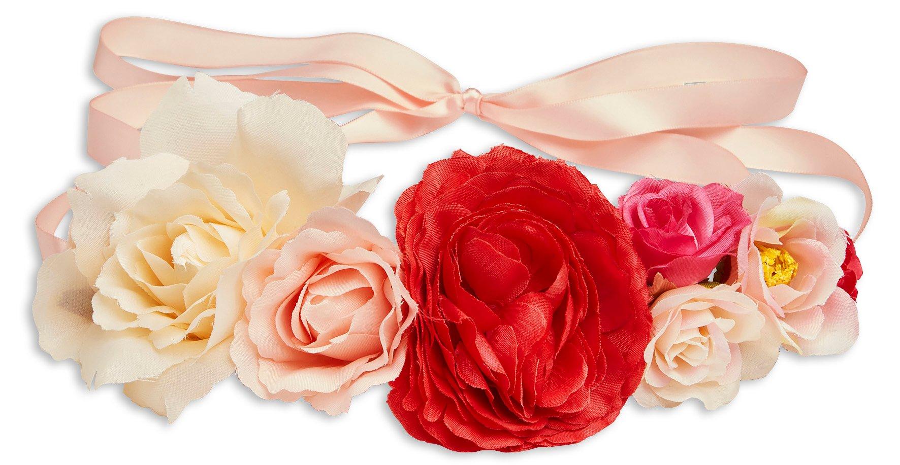 Hårband med blommor