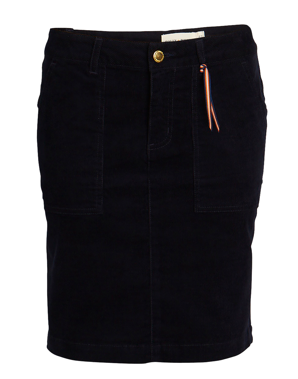 Skjørt i kordfløyel