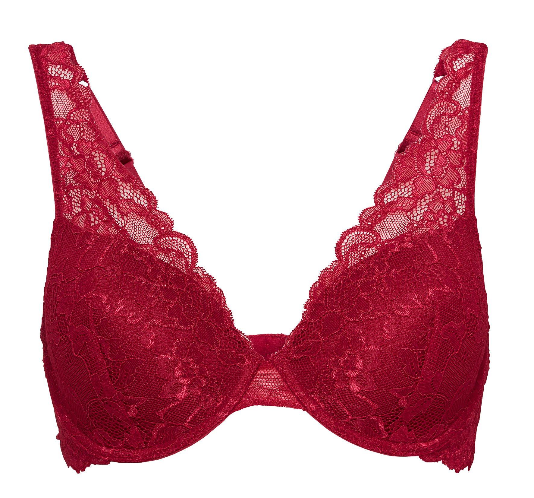 Sheer Bra Red - Amour
