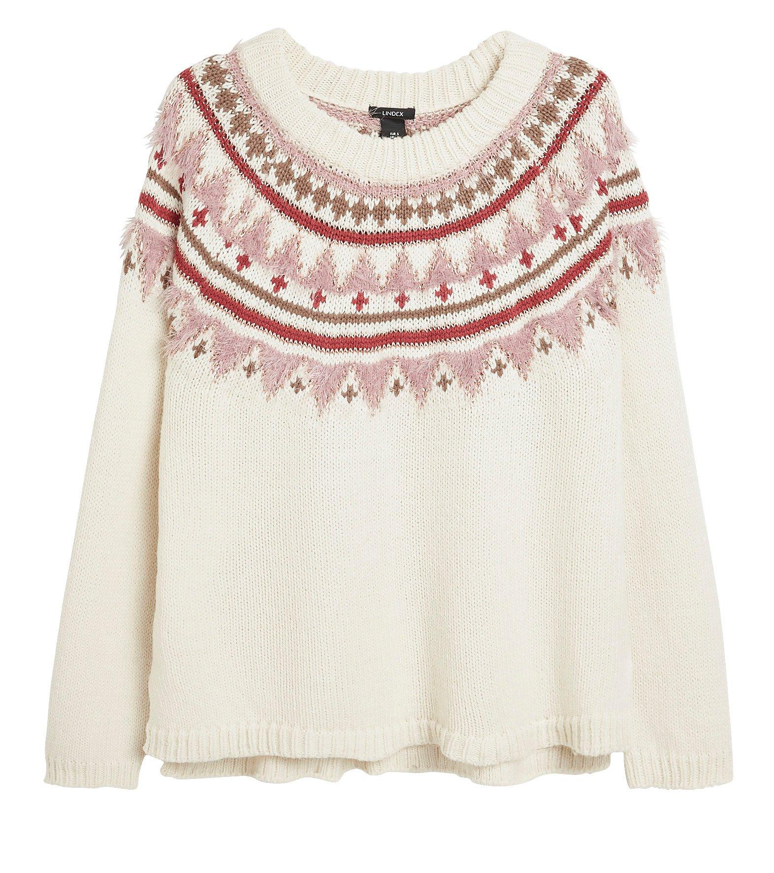 Jacquard-knit Sweater