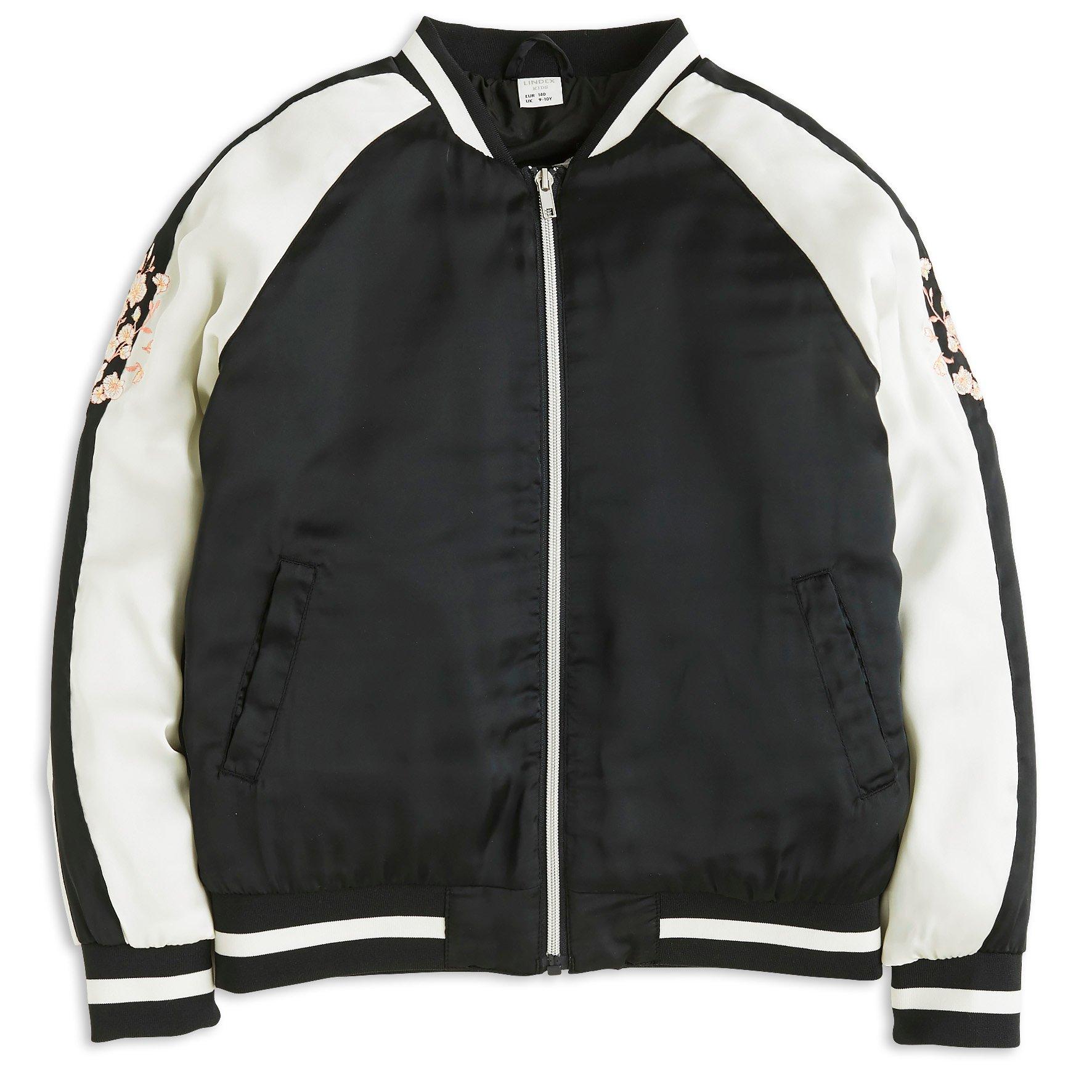 Baseballjacka i satin