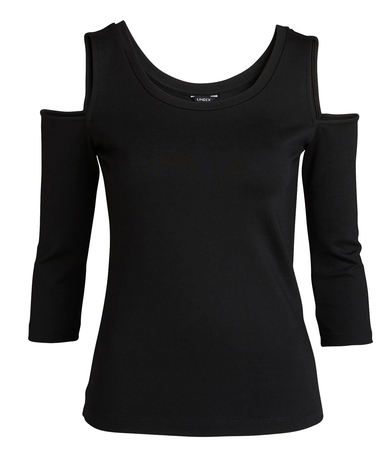 black cold shoulder top uk