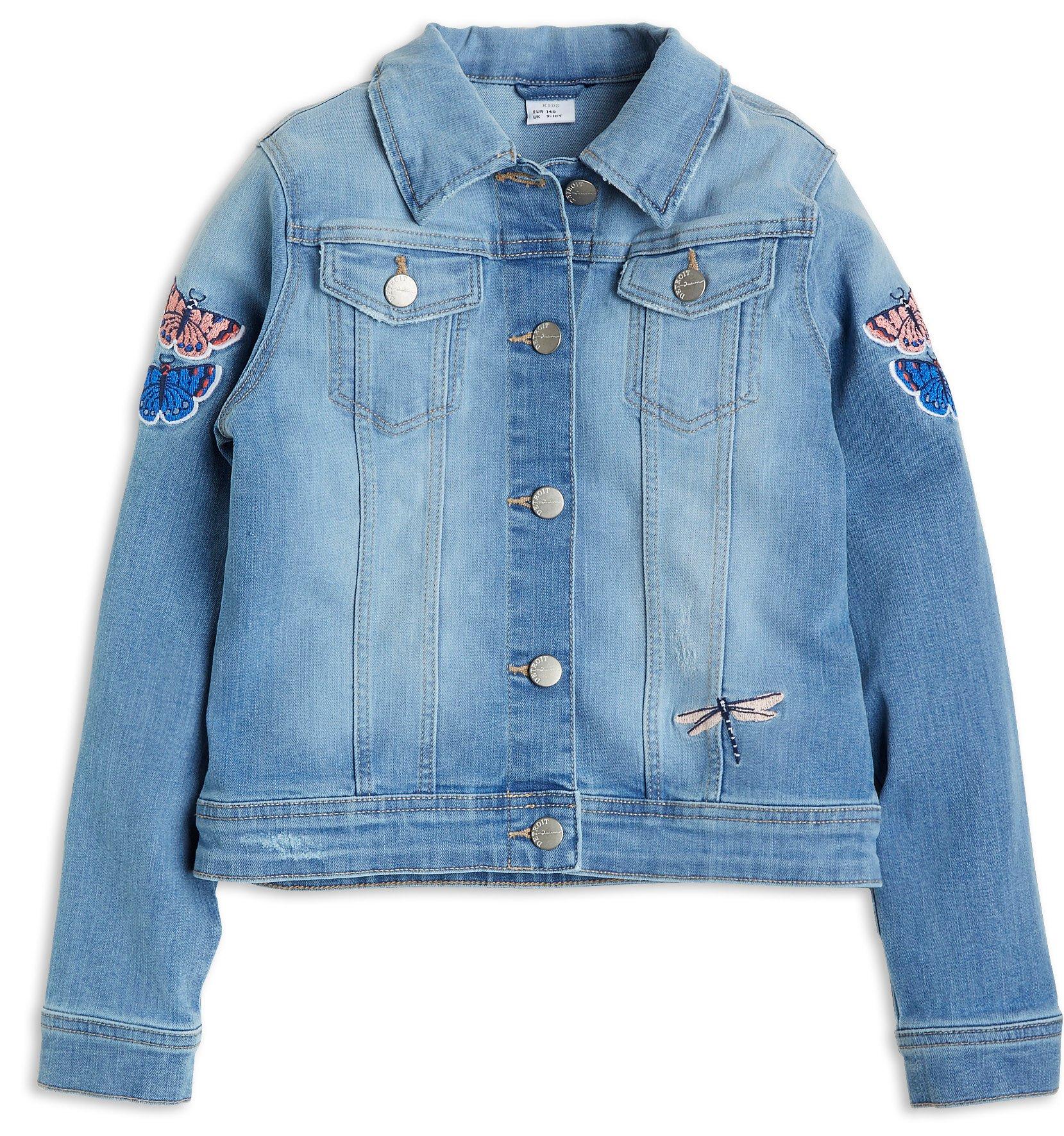 embroidered denim jacket