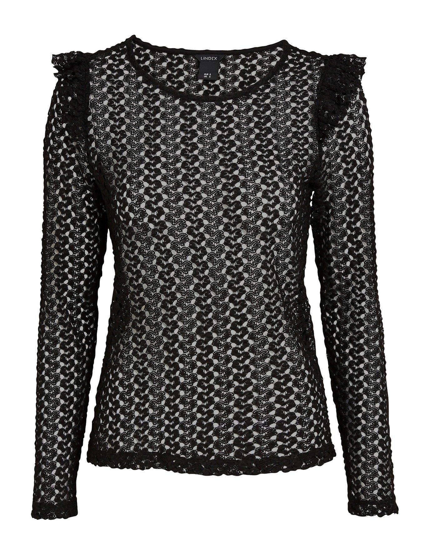 Lace Top with Frills
