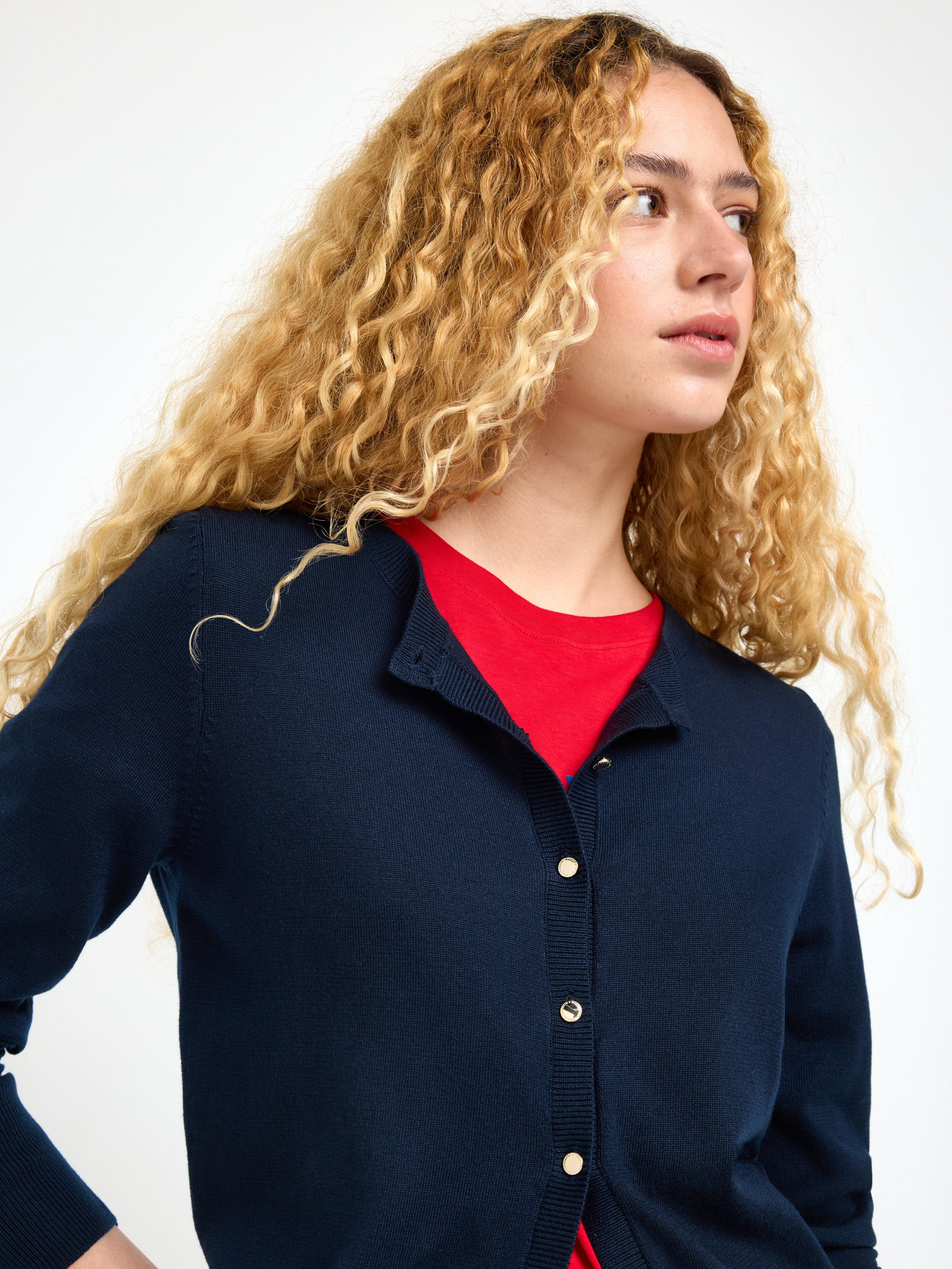 Cardigan - Dam - Blå