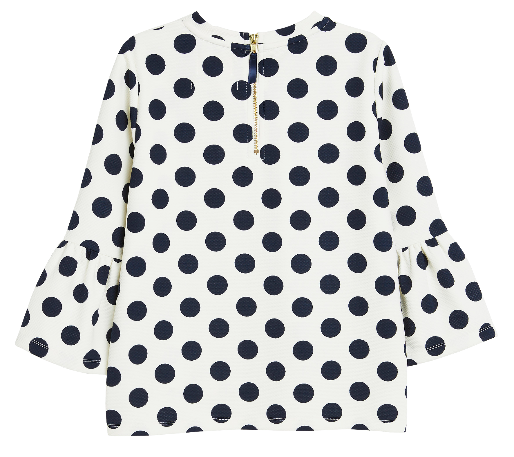 Textured Flounce Top
