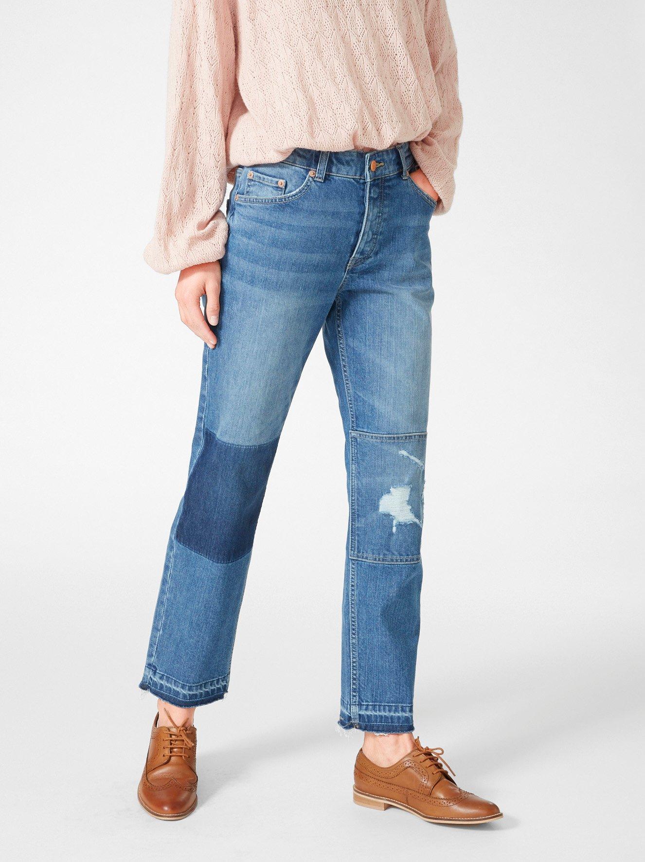 Straight High Ankle Jeans