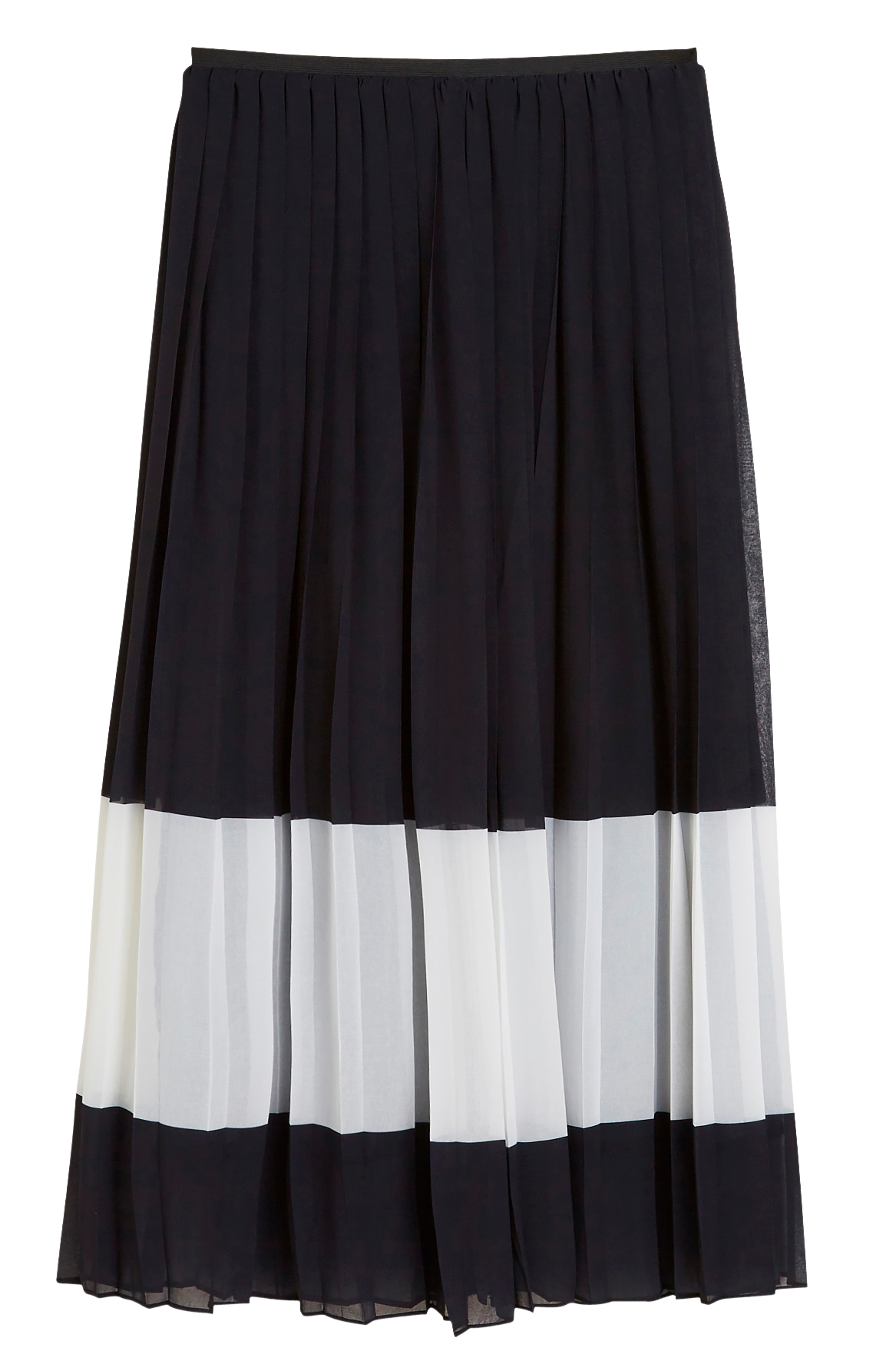 Laskostettu sifonkihame