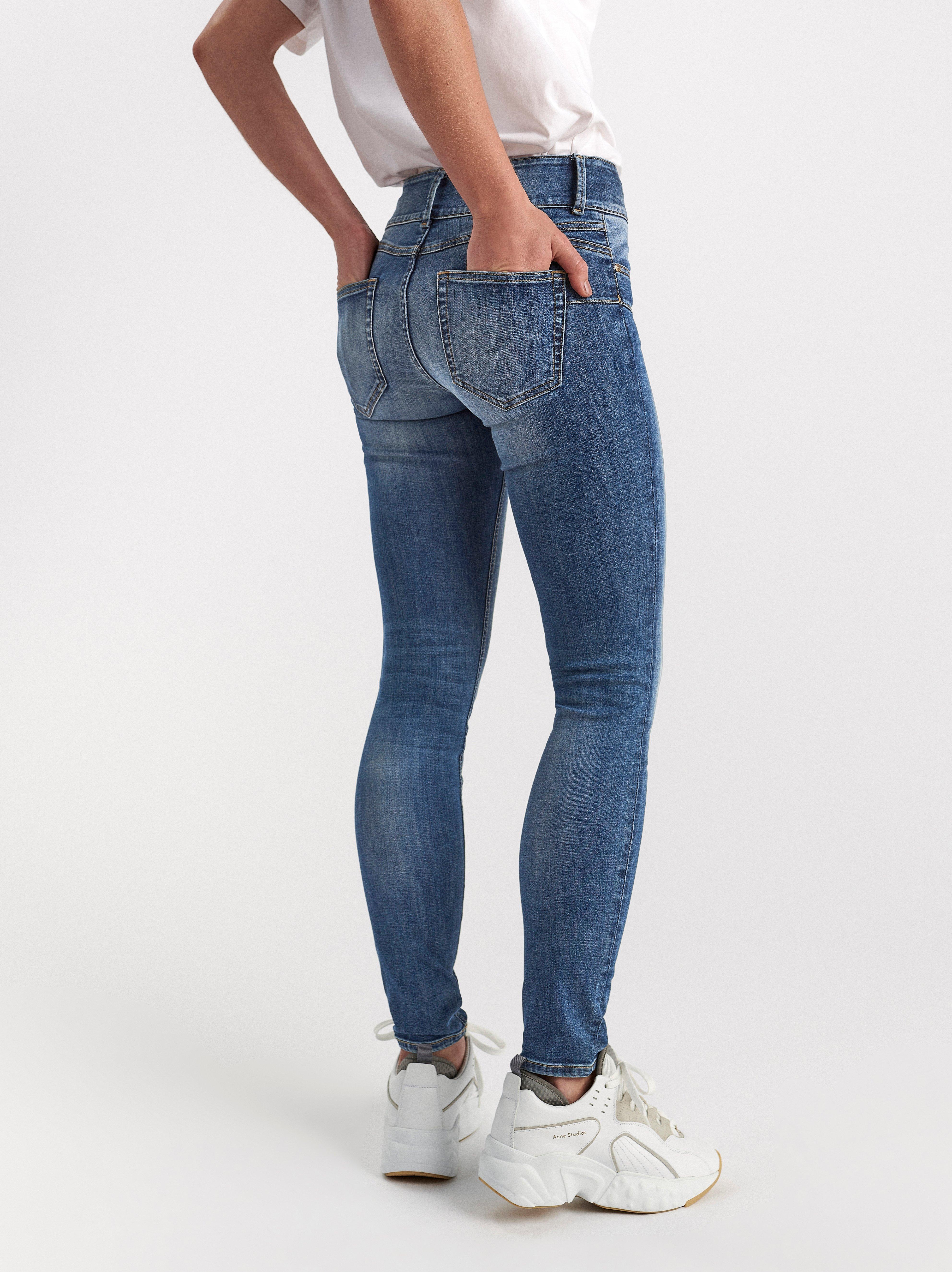 LILLY Blue slim fit shaping jeans 