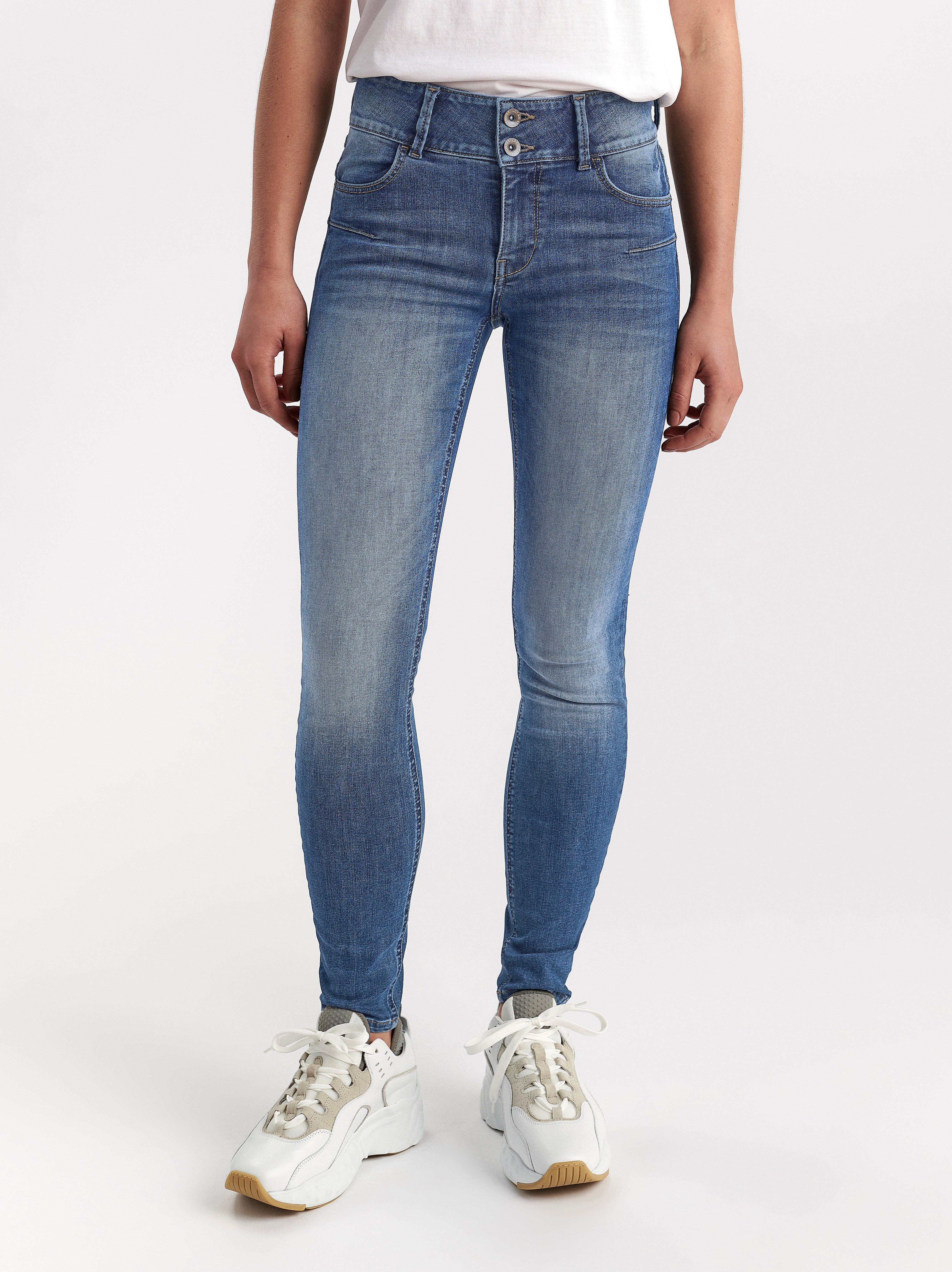 LILLY Blue slim fit shaping jeans 