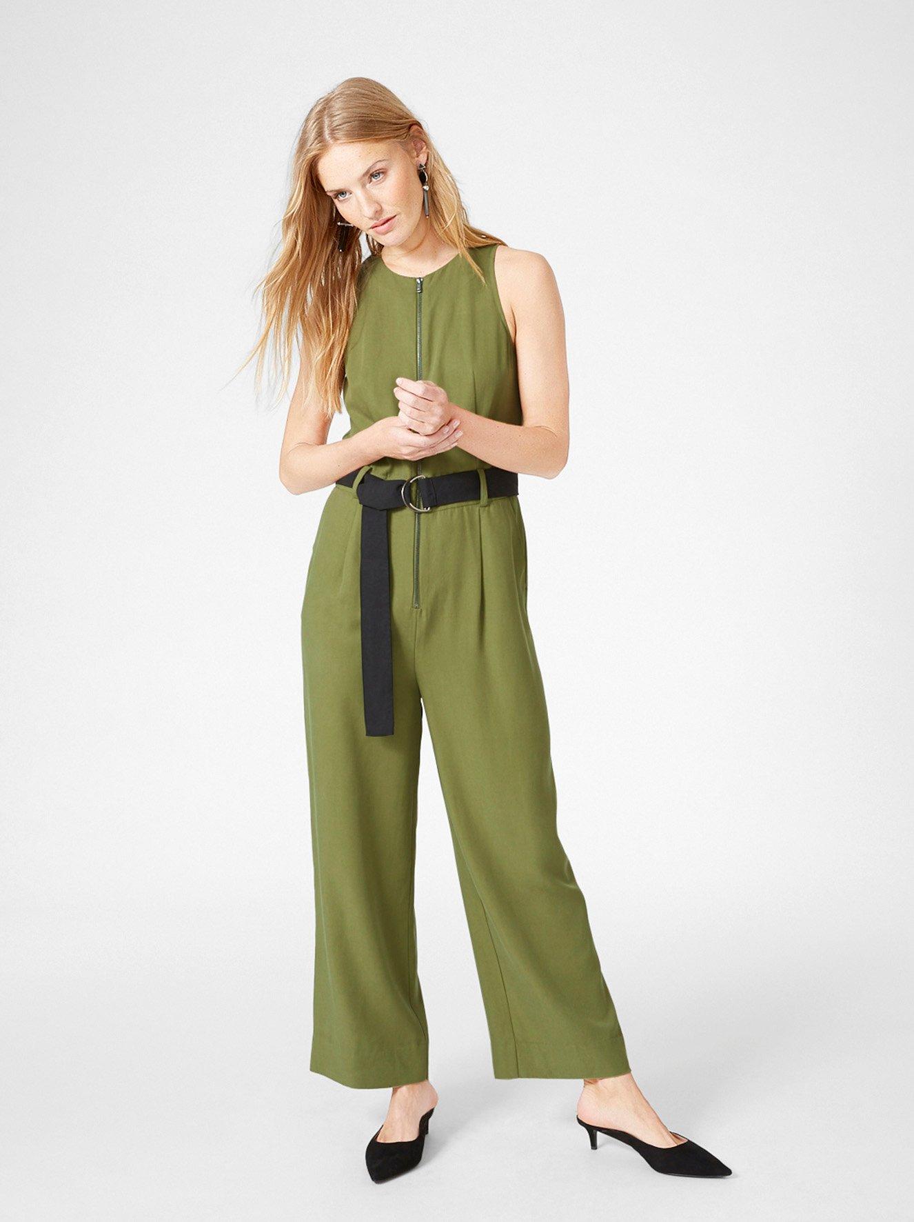 flowy jumpsuit with belt