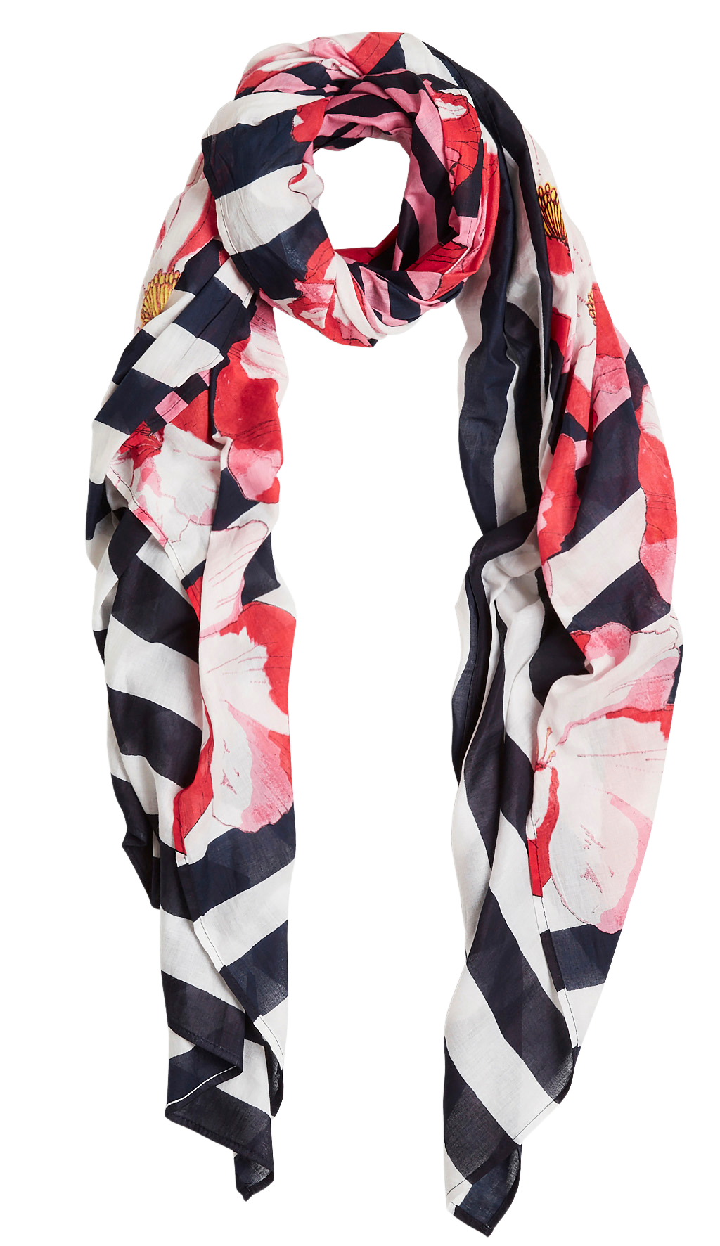 Mönstrad scarf