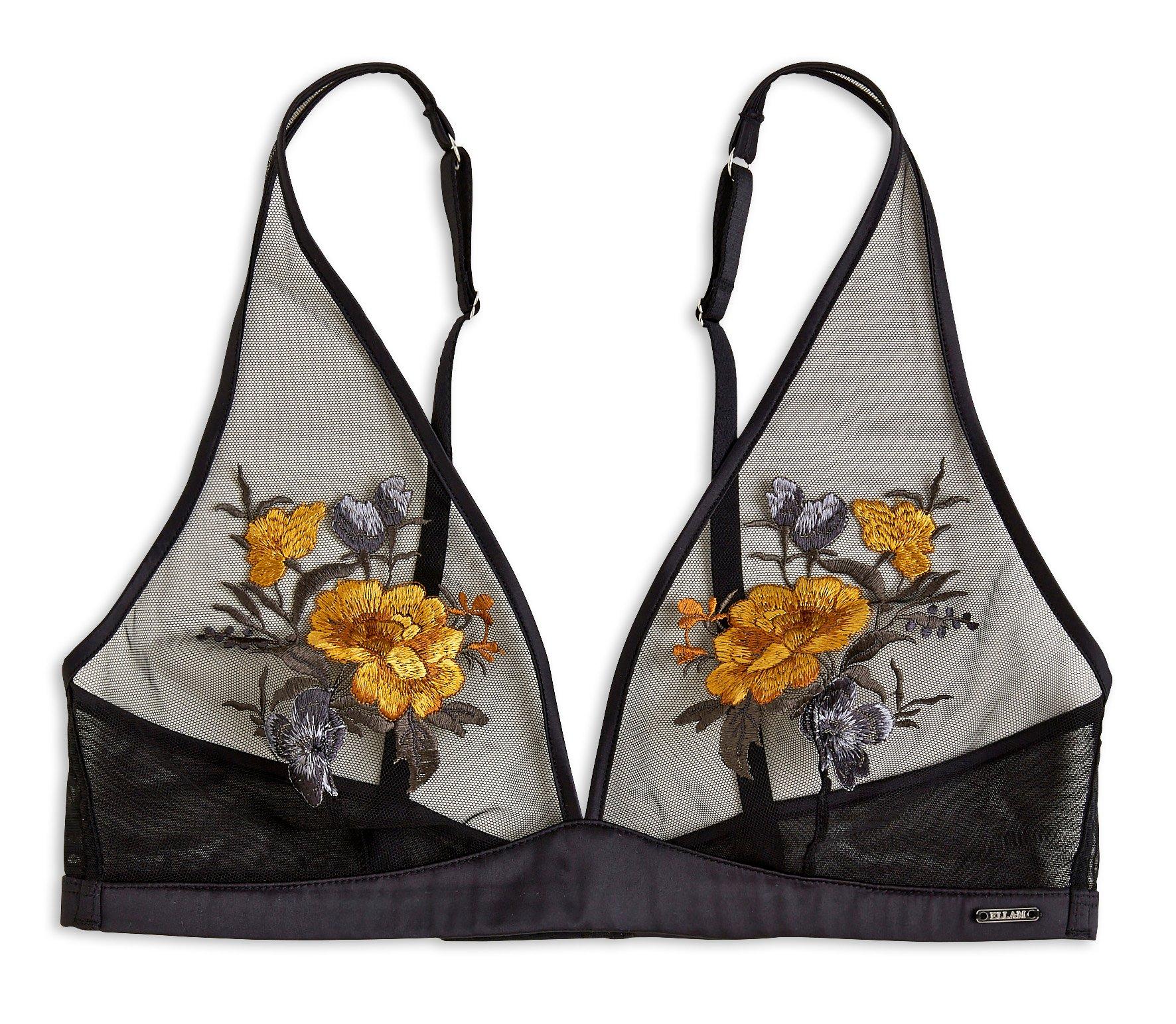 Bralette med broderi