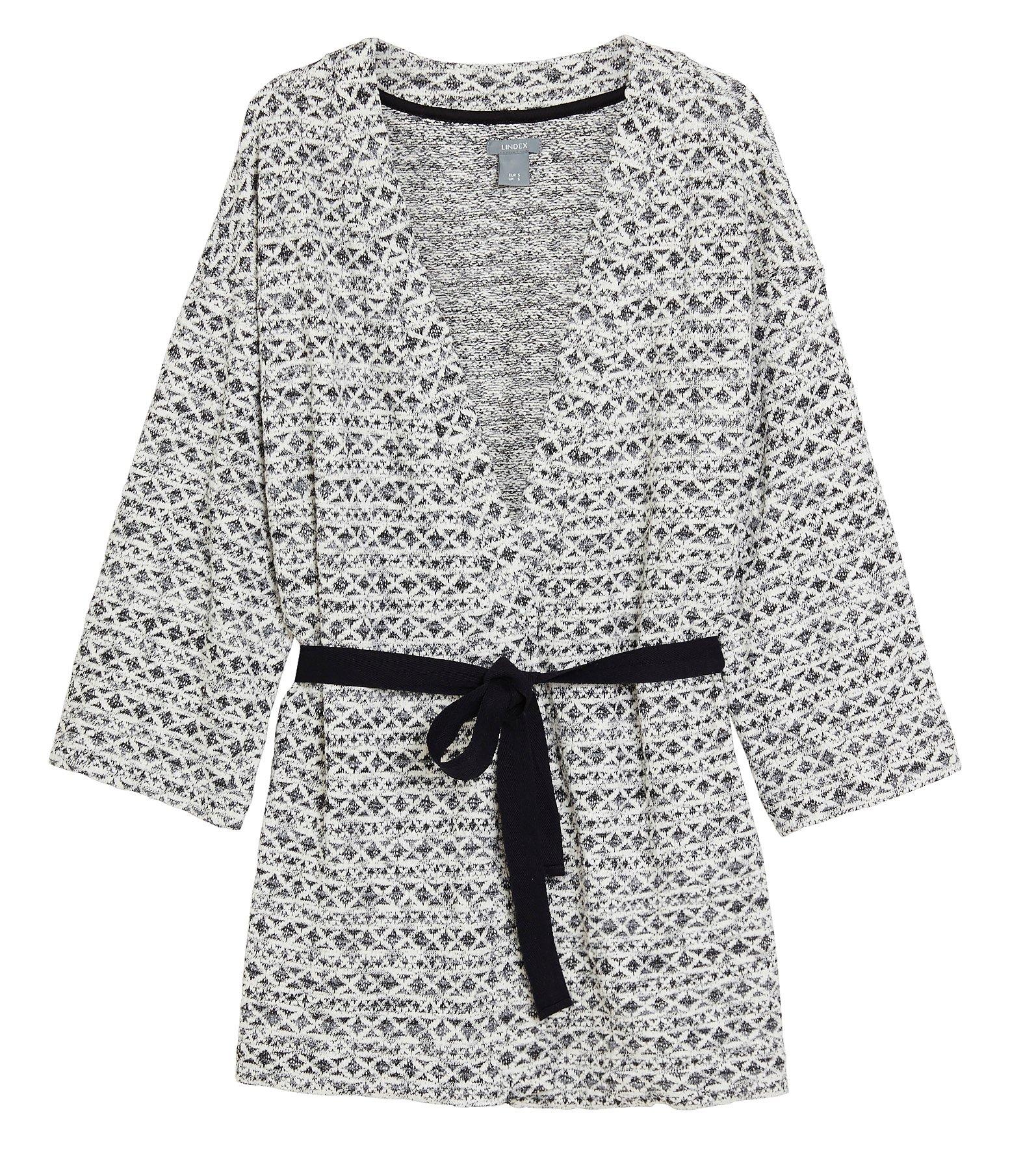 Kimono Jacket in Jacquard-knit