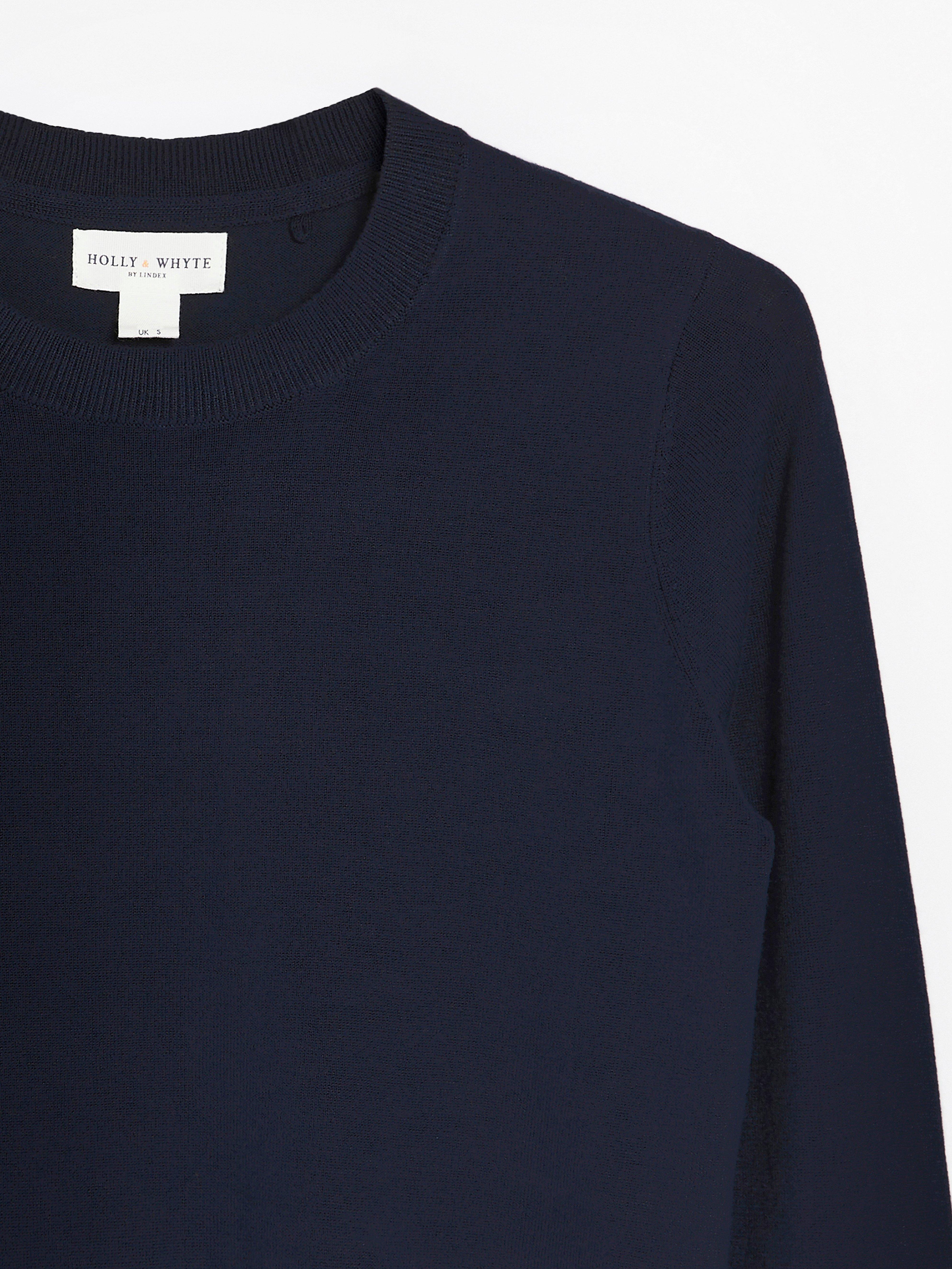 Sweater - Dame - Blå