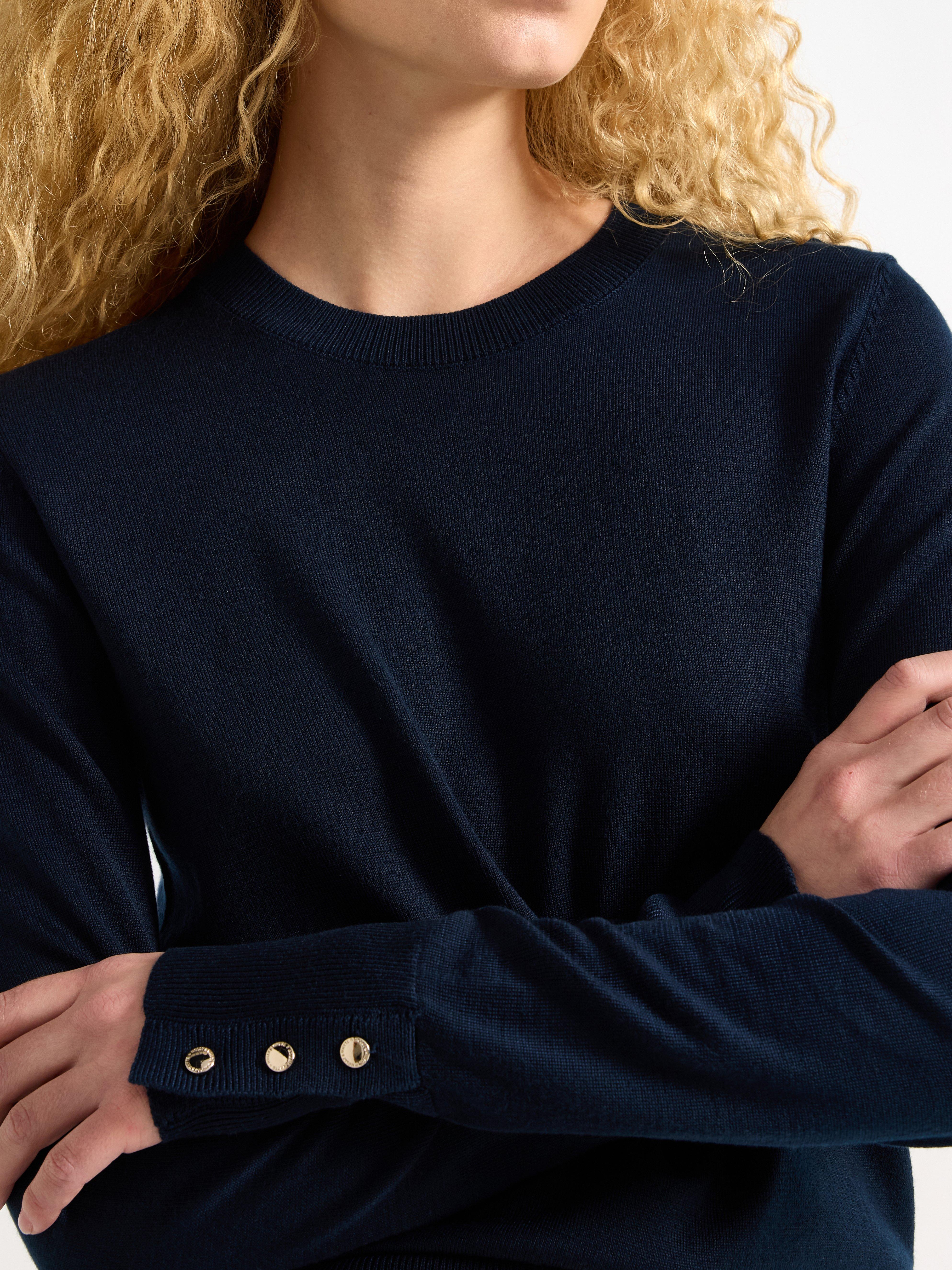 Sweater - Dame - Blå
