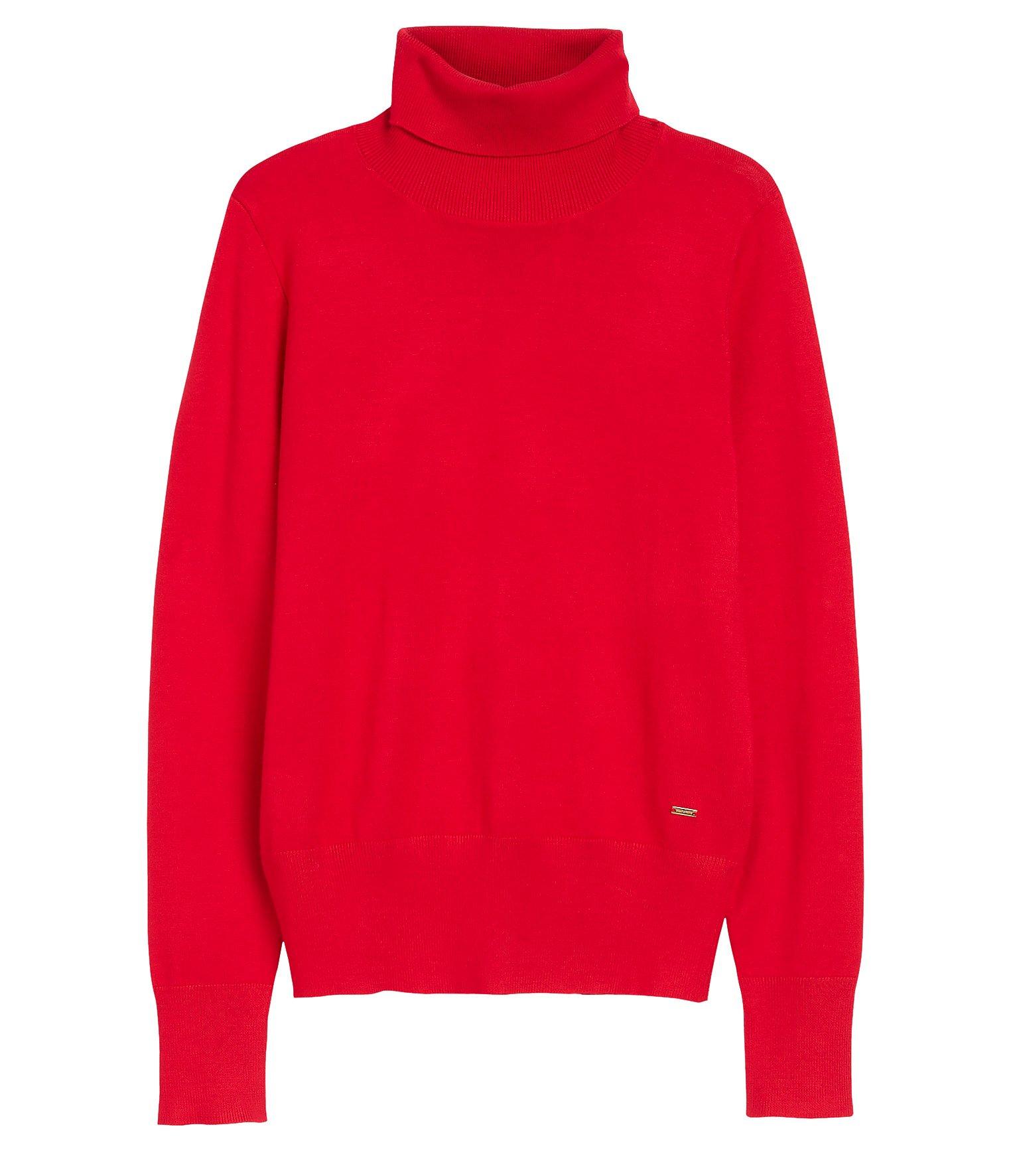 Finstickad polotröja