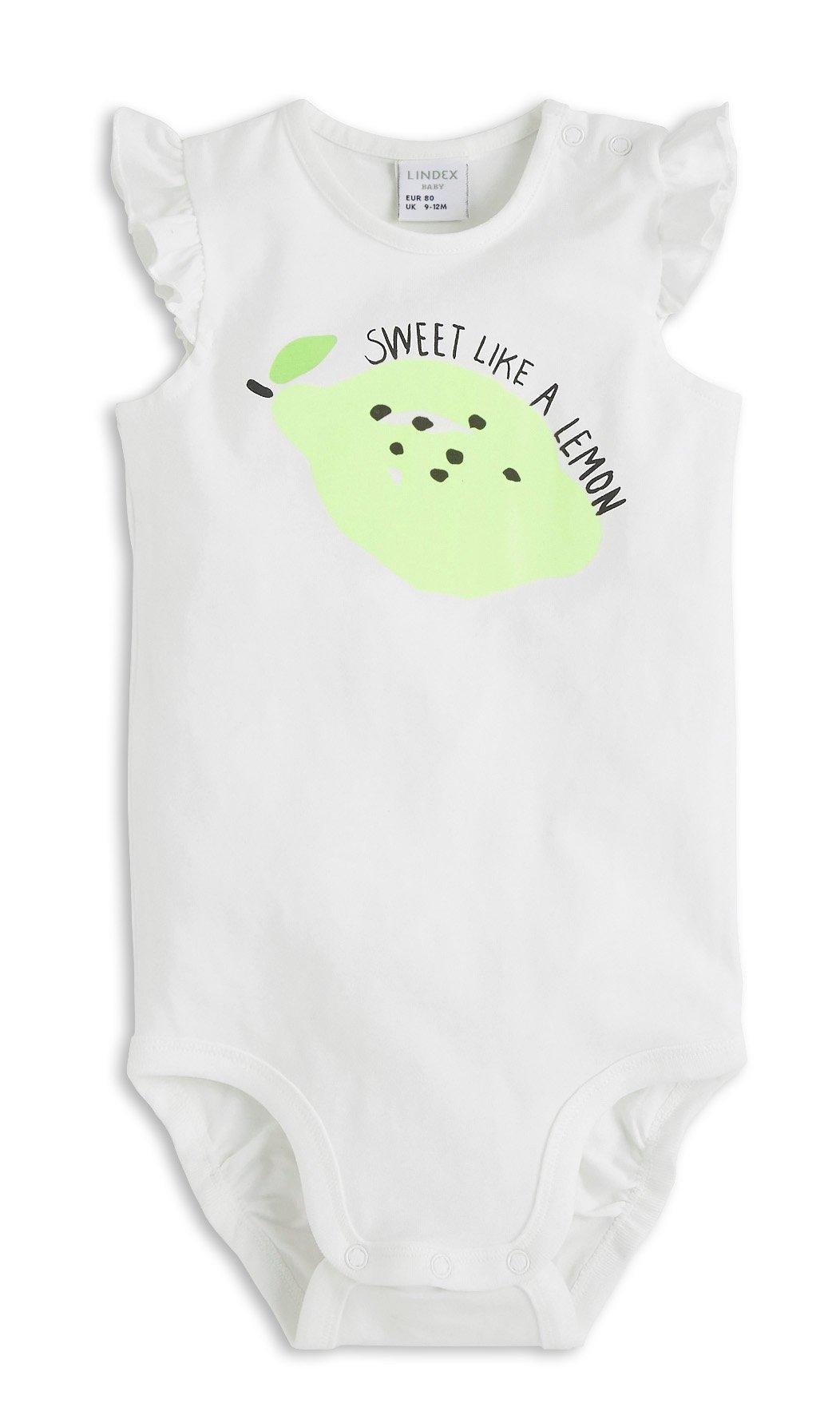 frill sleeve bodysuit baby