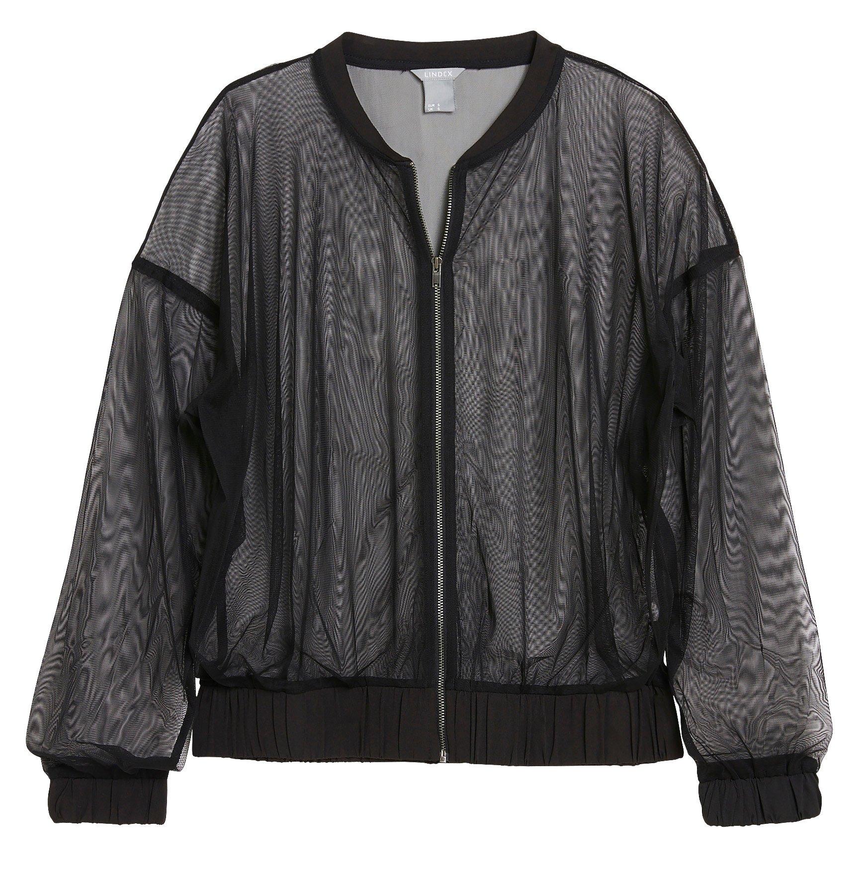 Mesh on sale bomber jacket