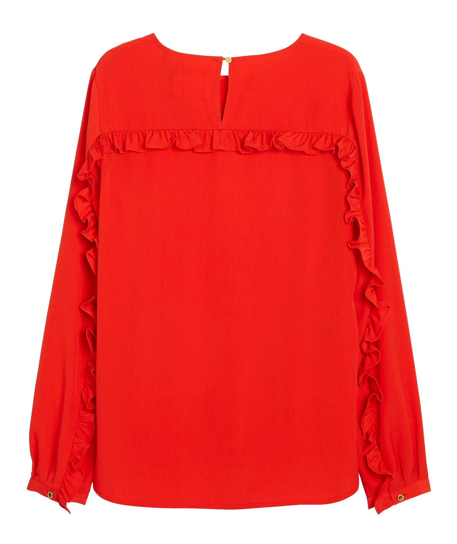 Blouse with Frill