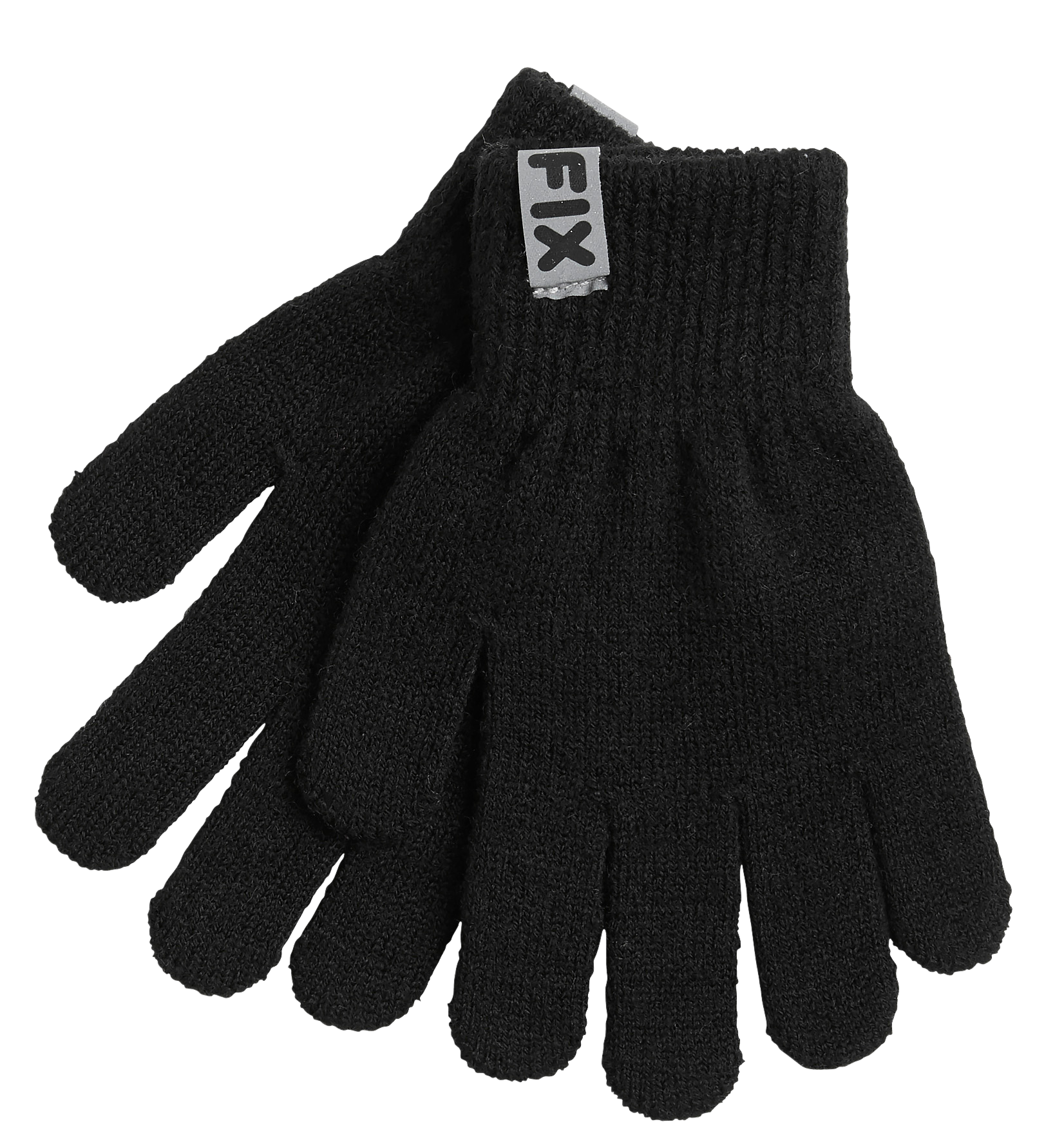 black gloves wool