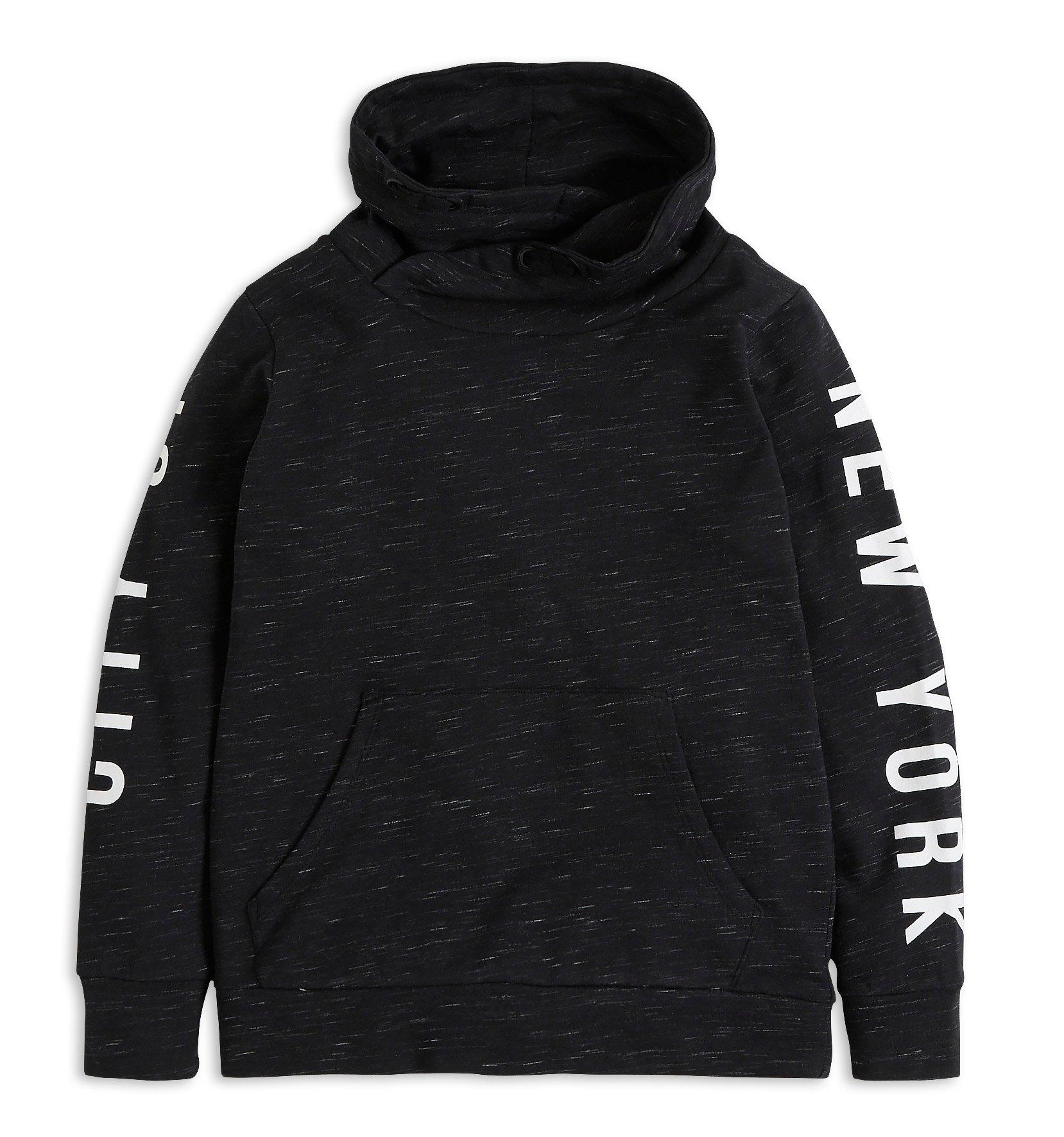 Sweatshirt med krage