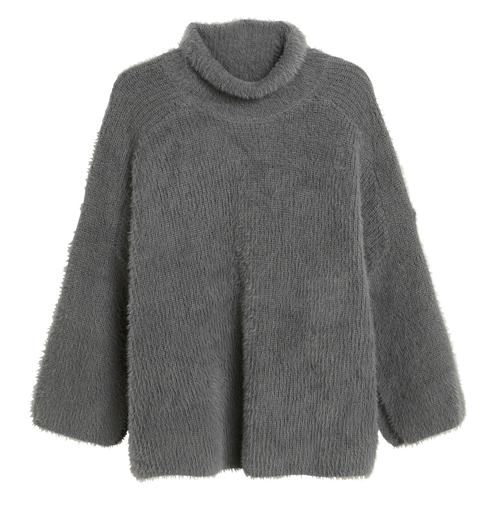 fluffy knit sweater
