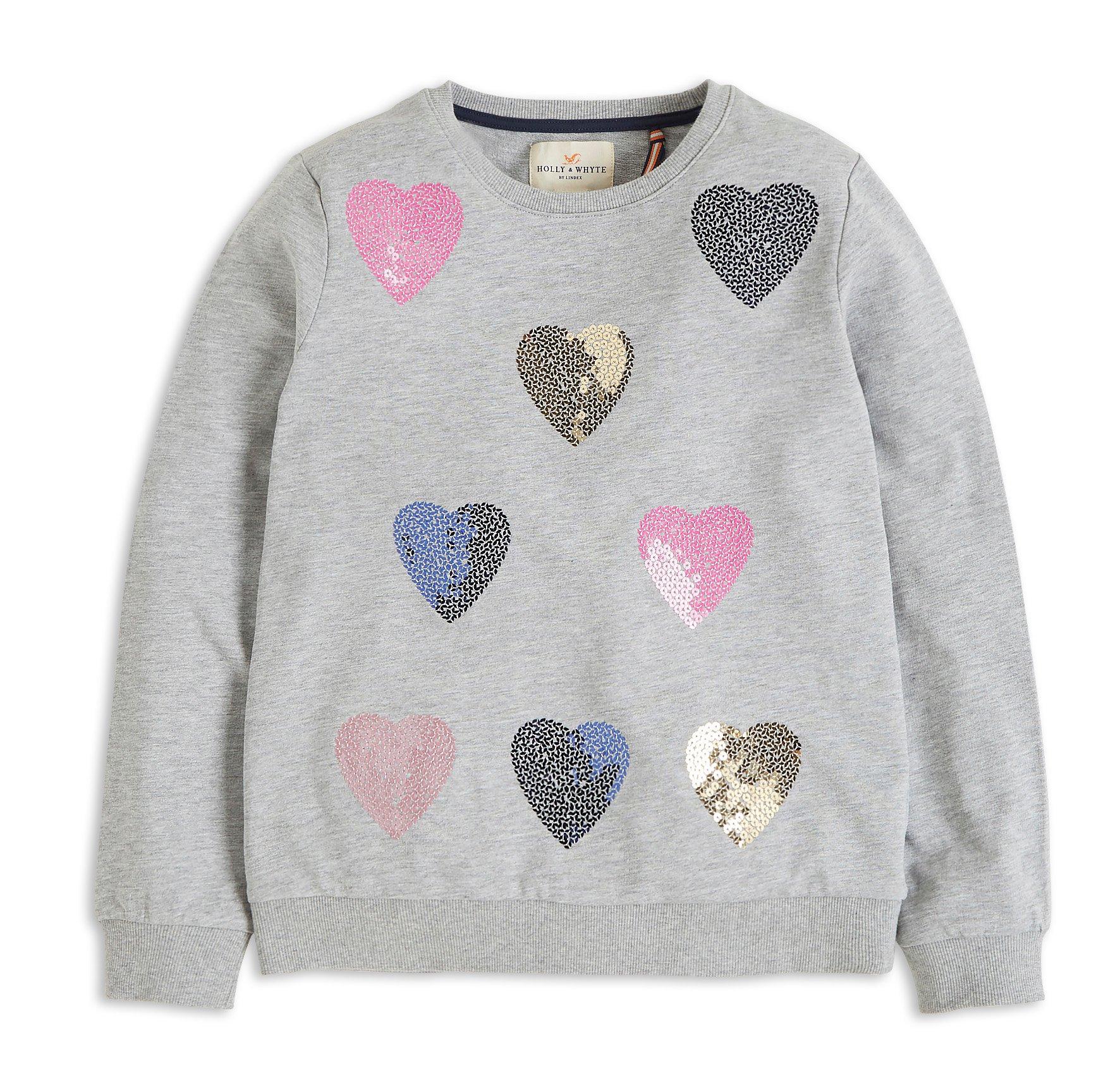 Sweatshirt med paljetter