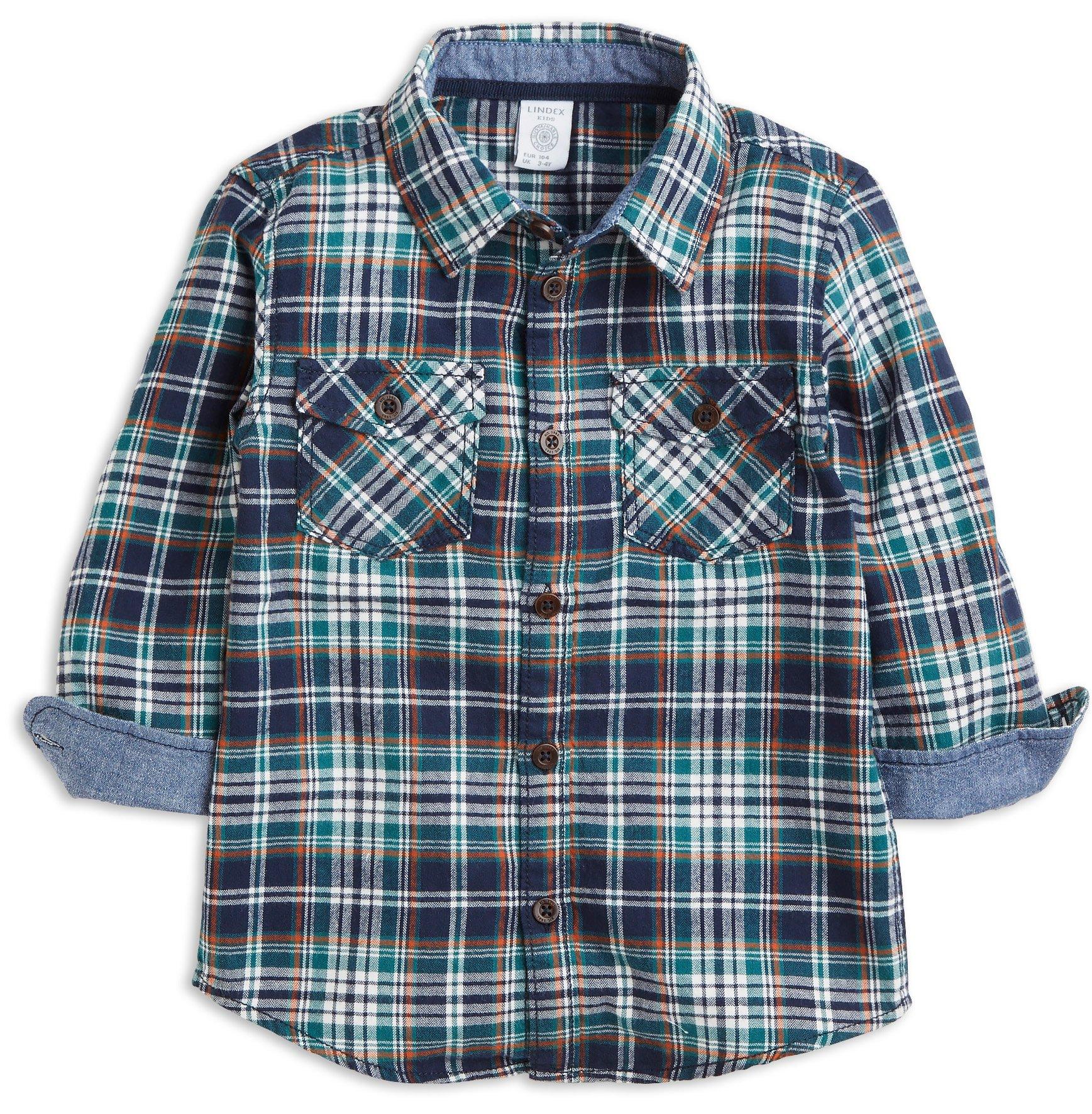 Rutig flanellskjorta