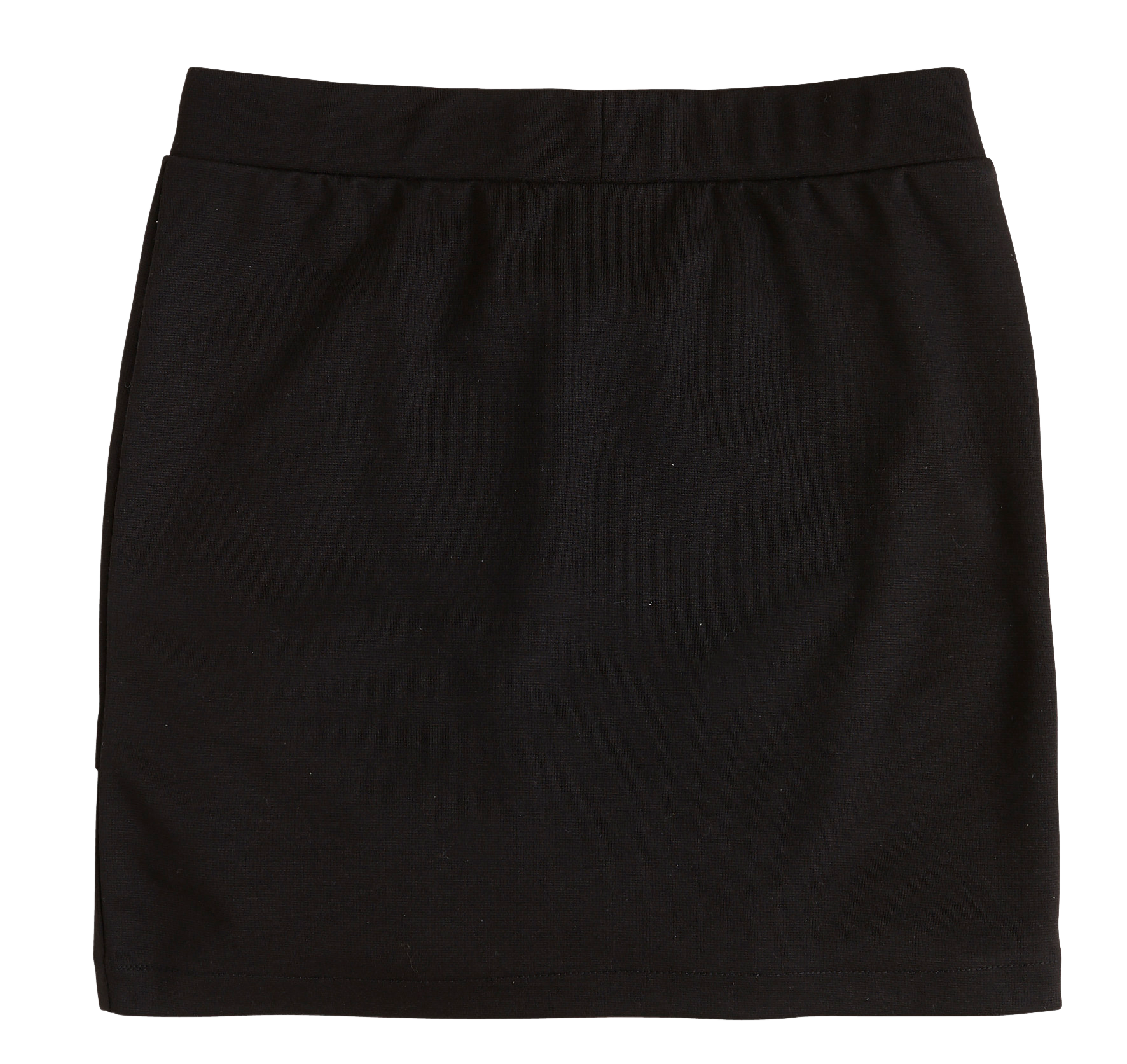 Short black hotsell jersey skirt