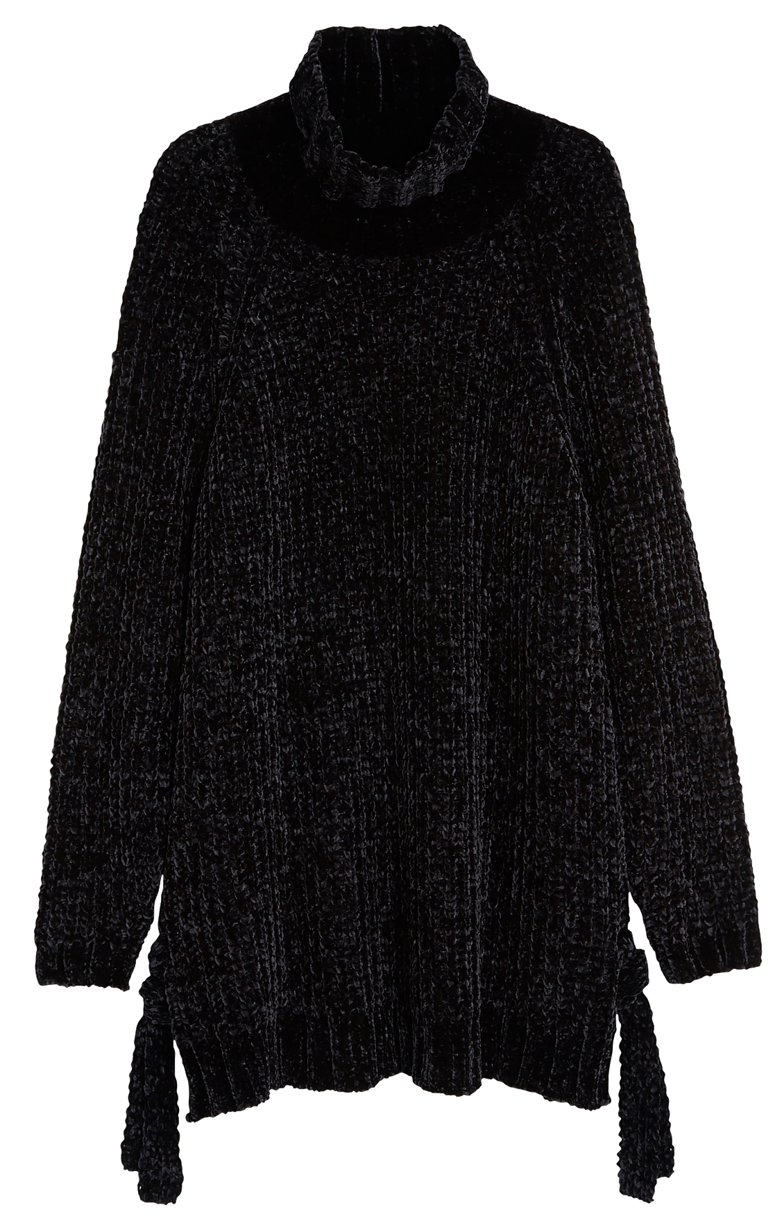 Grovstrikket genser i chenille