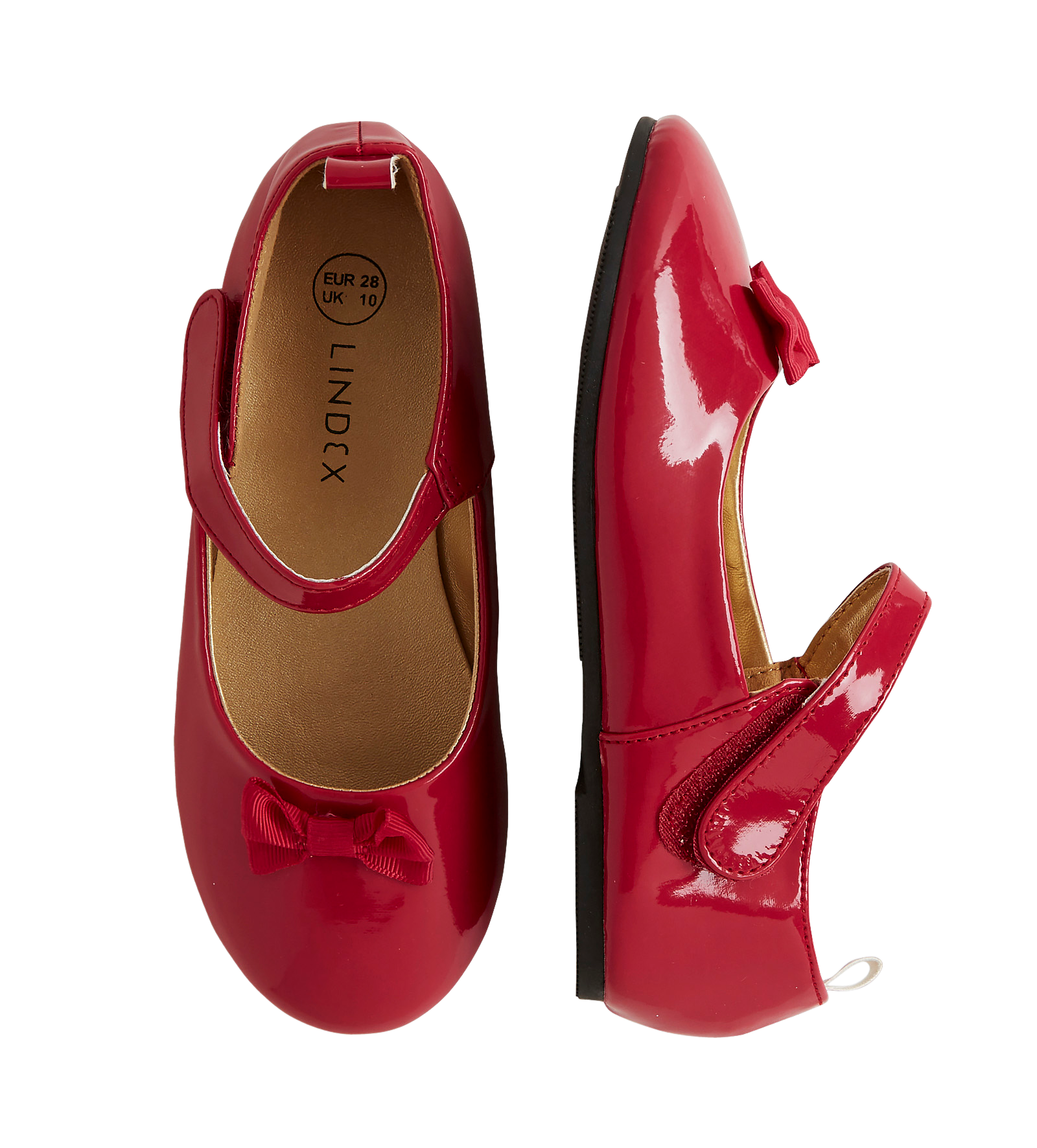 red ballerina shoes